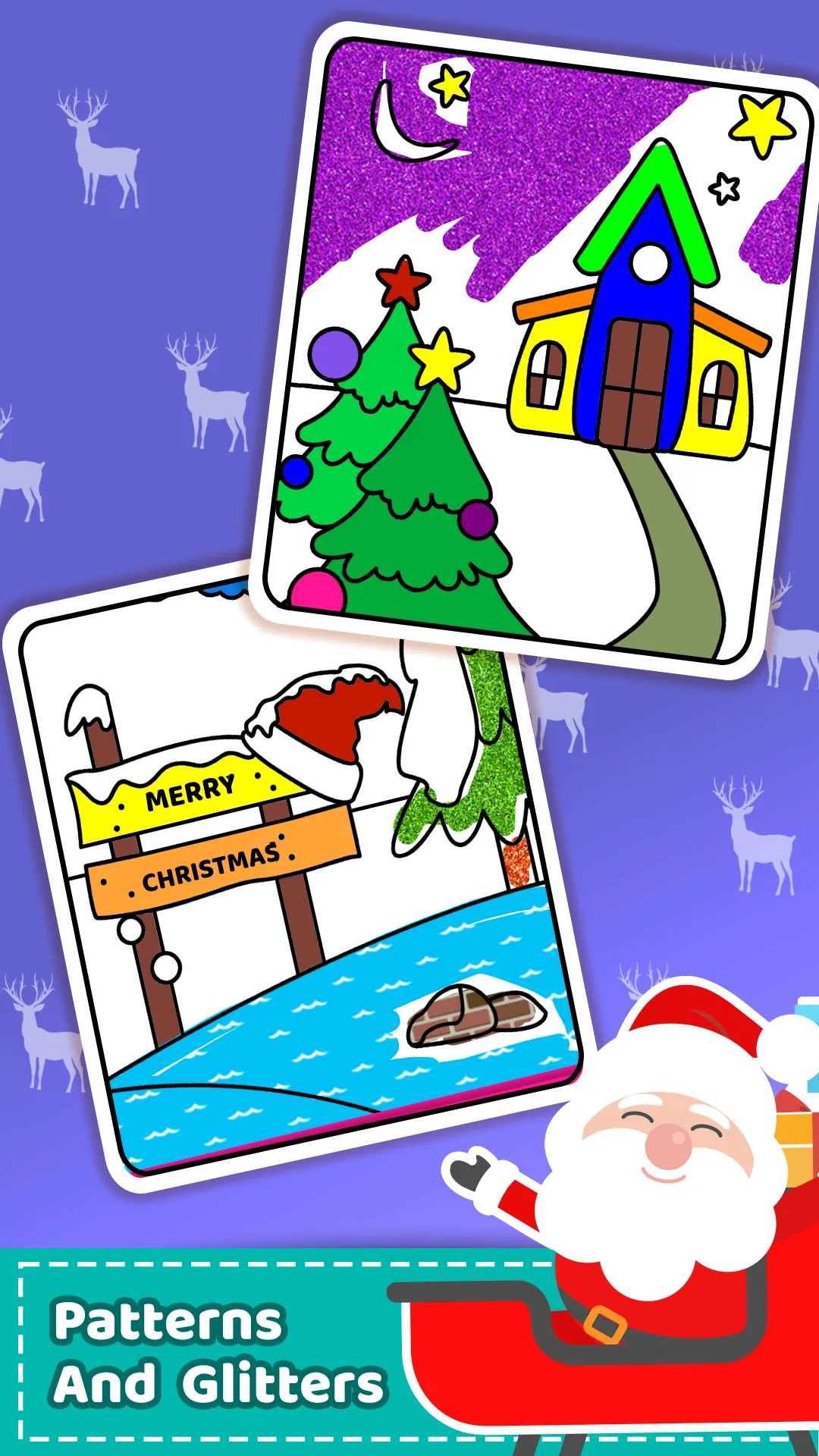 Christmas Coloring Book Games | Indus Appstore | Screenshot