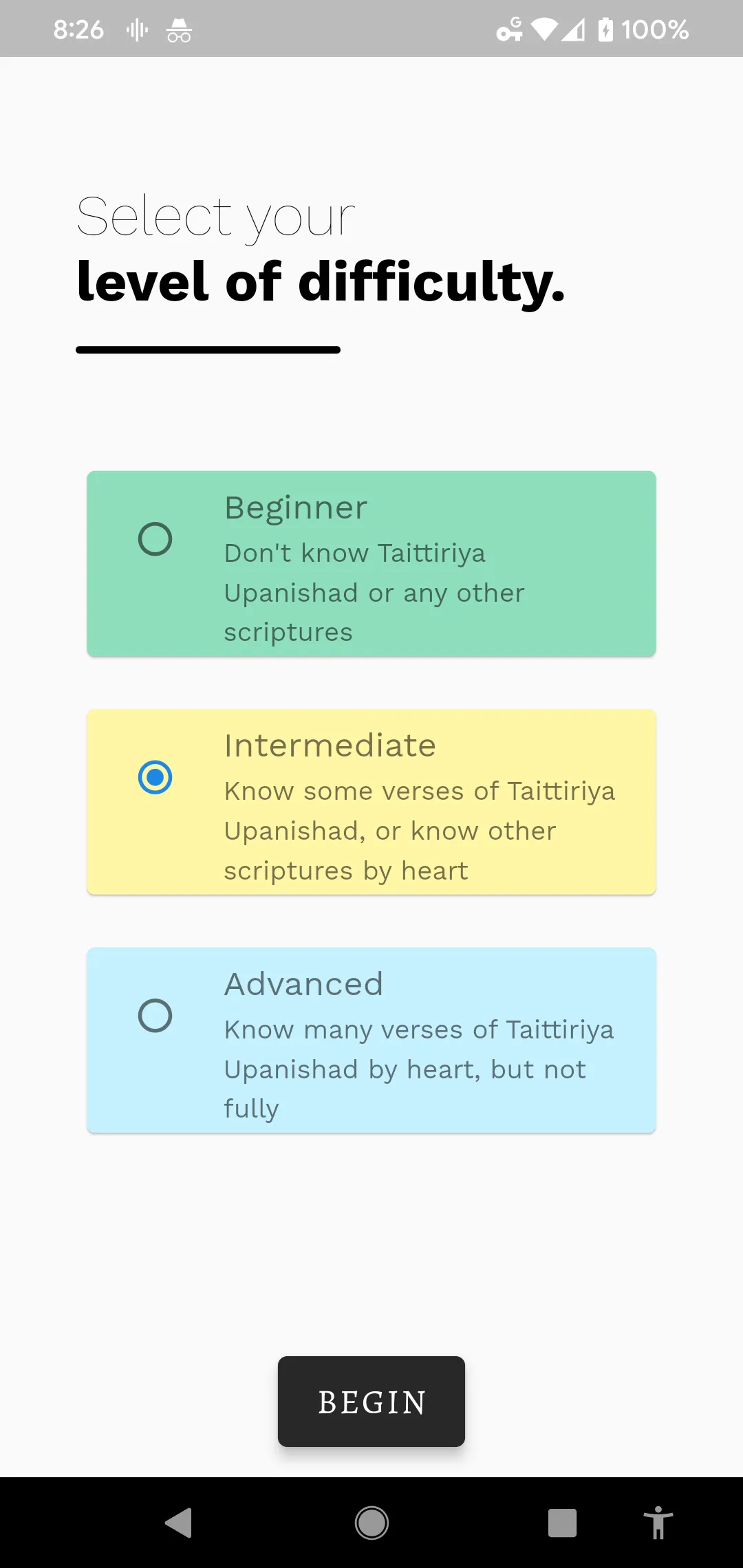 Learn Taittiriya Upanishad | Indus Appstore | Screenshot