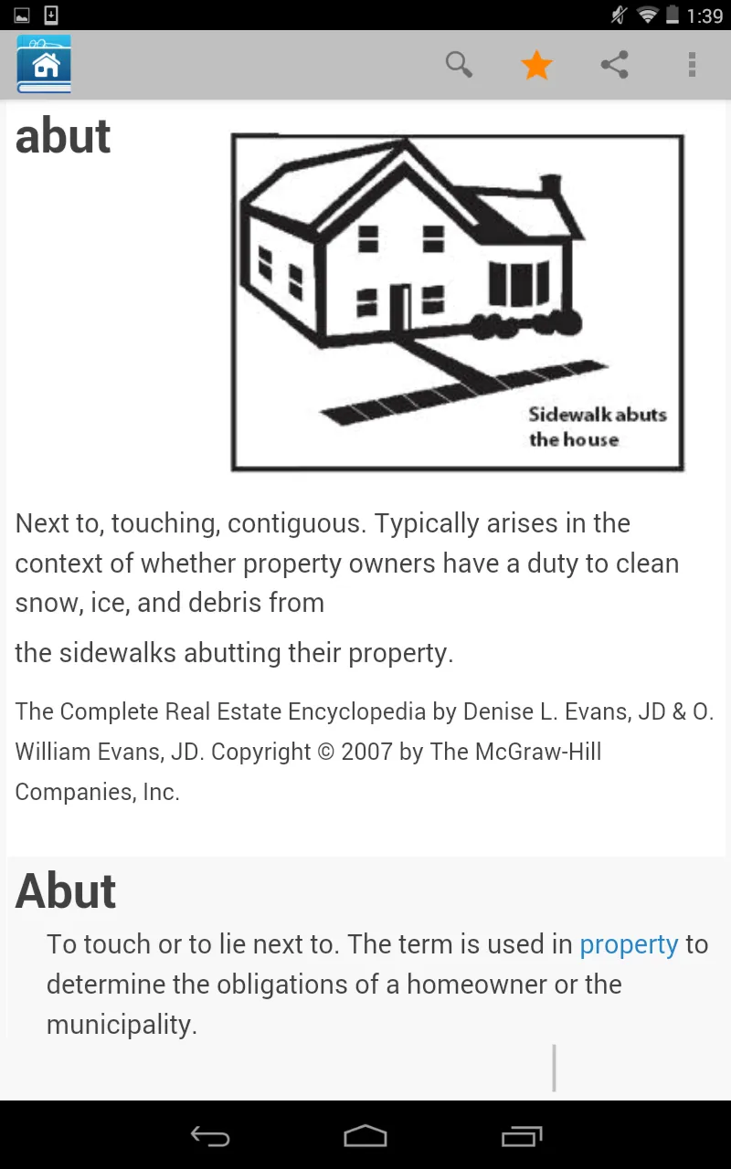 Real Estate Dictionary | Indus Appstore | Screenshot