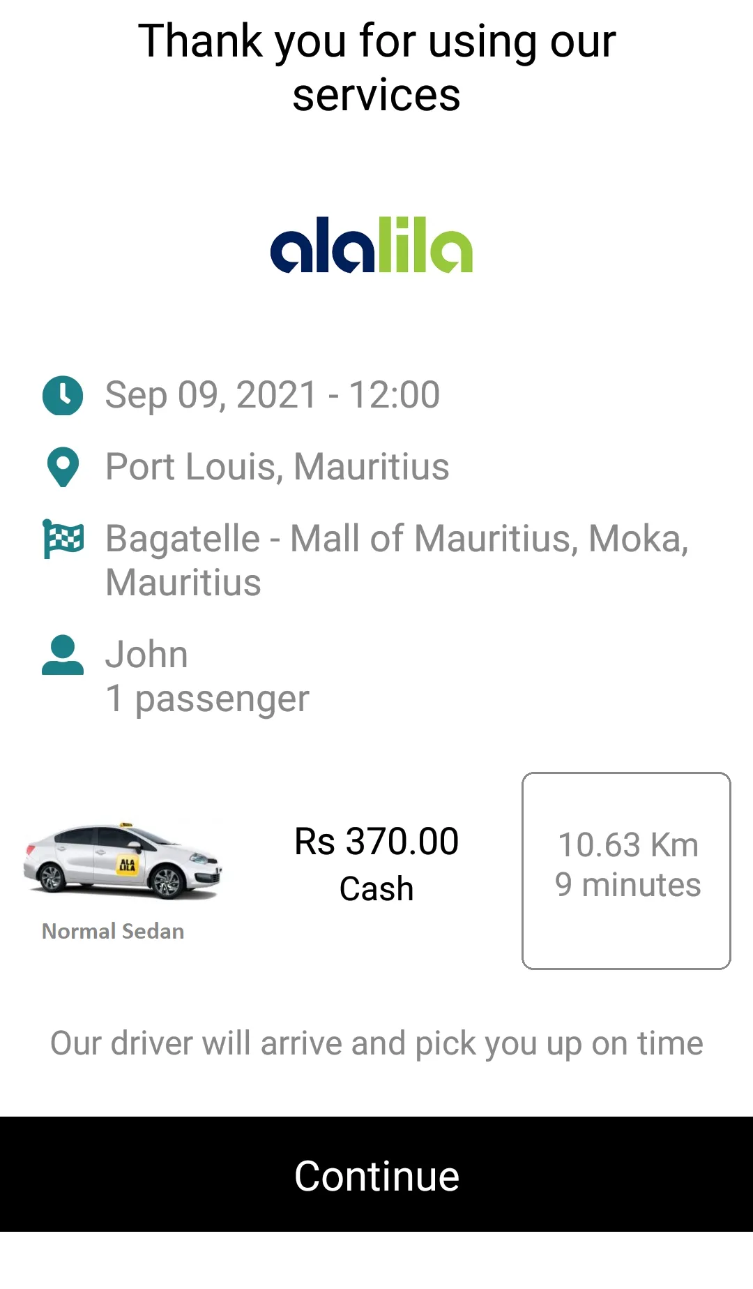 ALA-LILA Taxi service | Indus Appstore | Screenshot