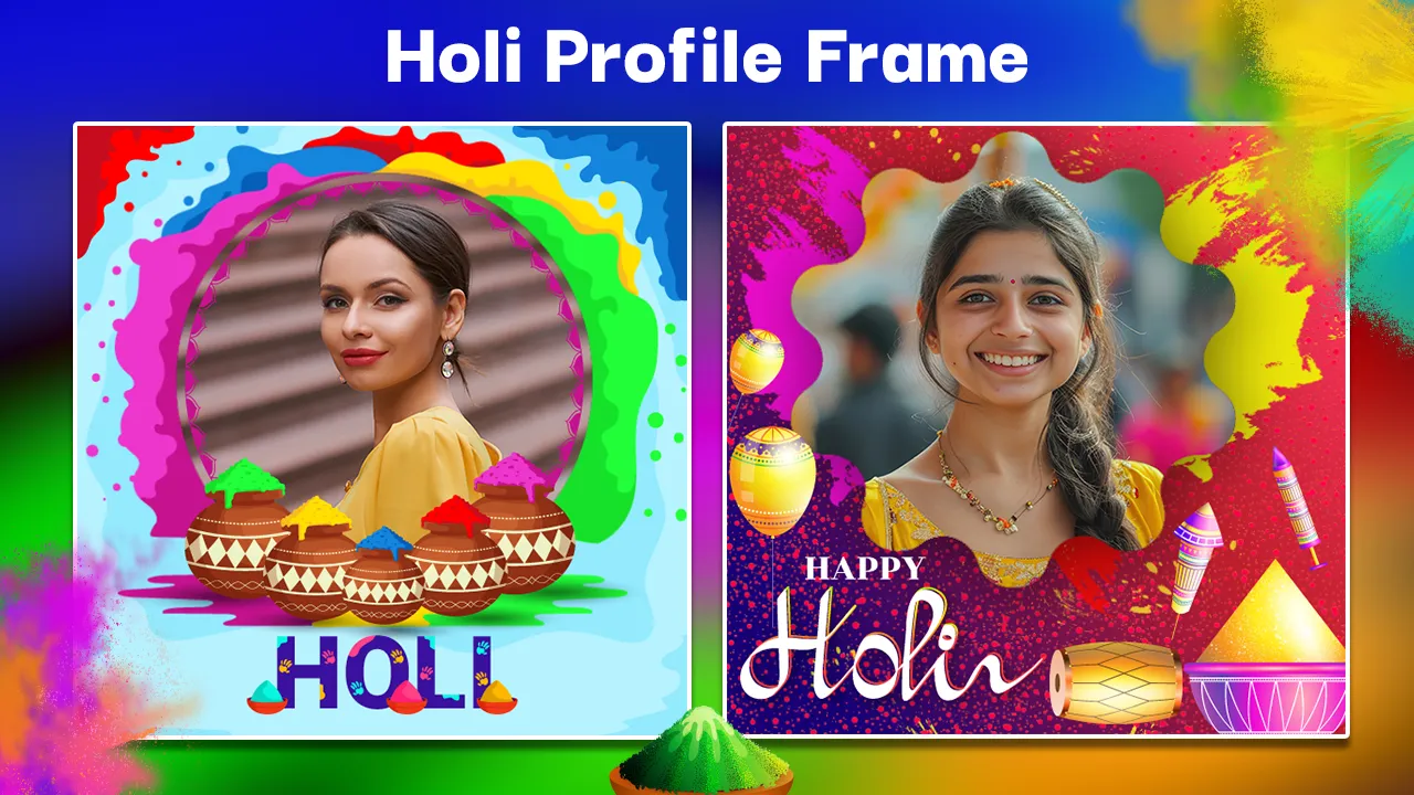 Happy Holi Photo Editor Frames | Indus Appstore | Screenshot