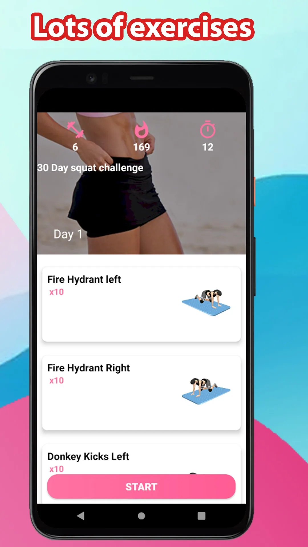 30 Day squat challenge | Indus Appstore | Screenshot