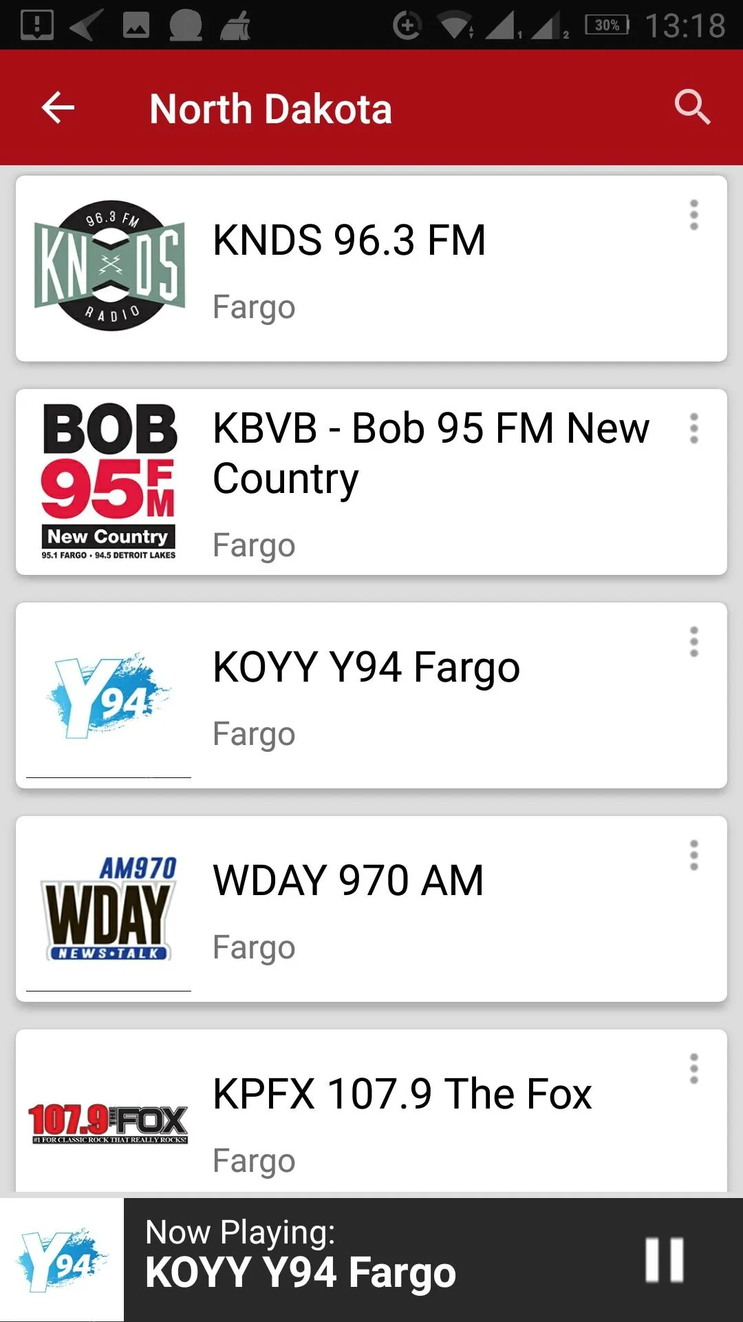 North Dakota Radio Stations | Indus Appstore | Screenshot