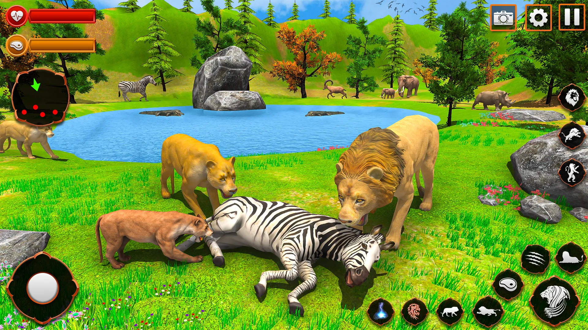 Animal Games Lion Simulator | Indus Appstore | Screenshot