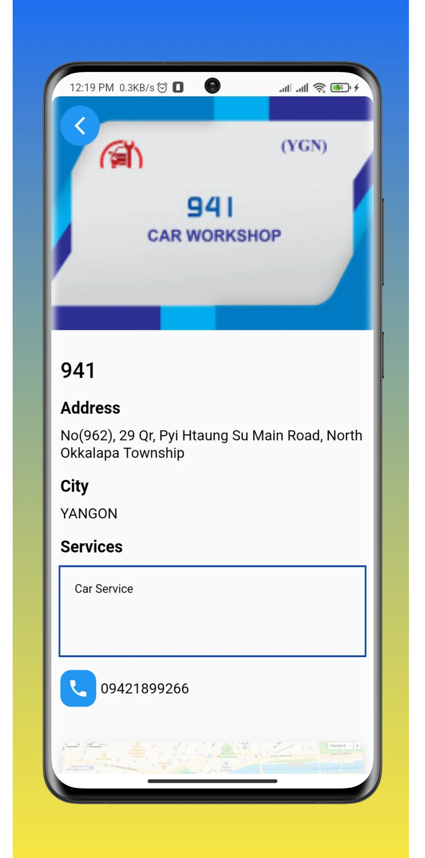 STT Car Service Map | Indus Appstore | Screenshot