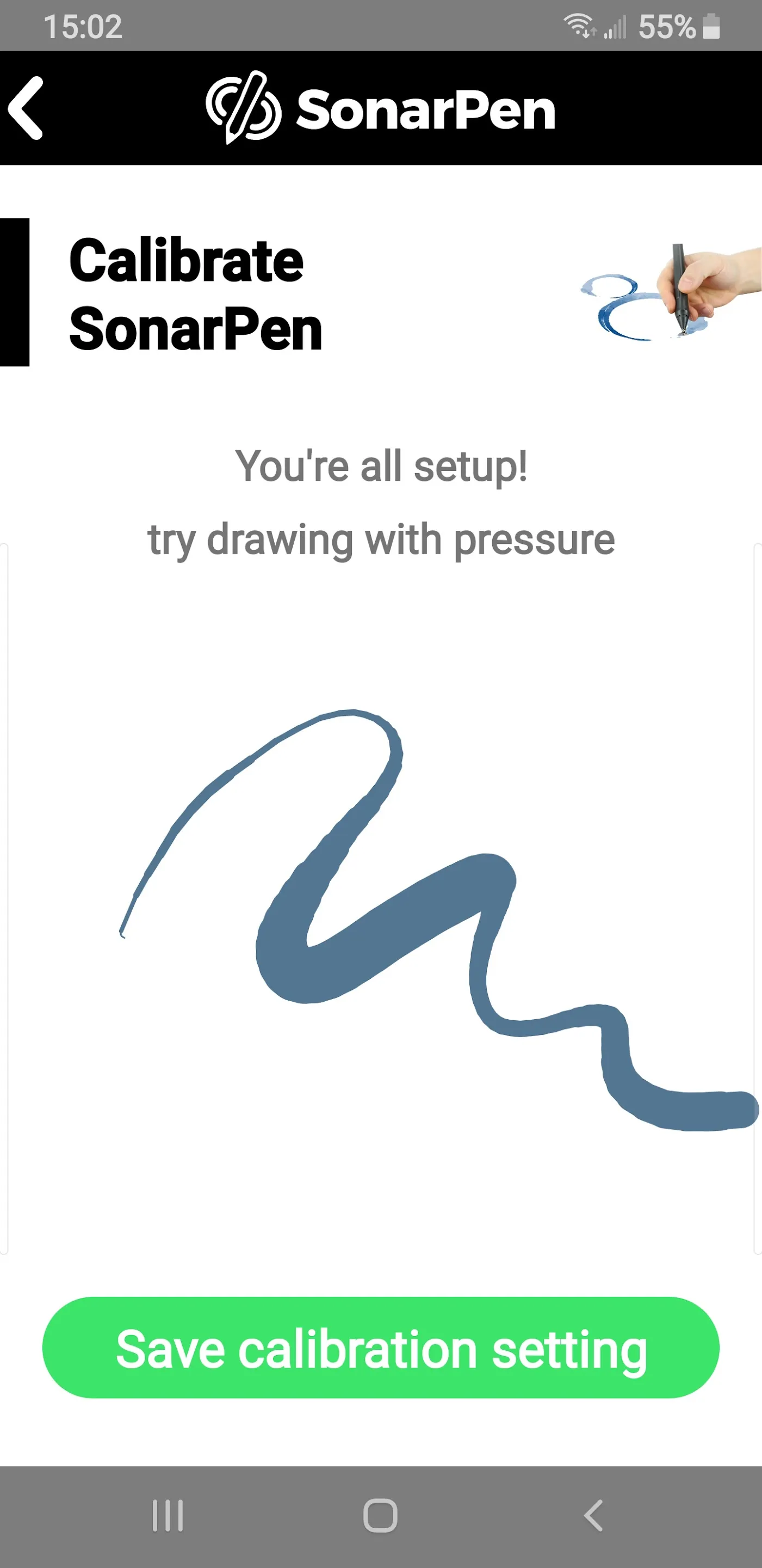 SonarPen Calibrate | Indus Appstore | Screenshot