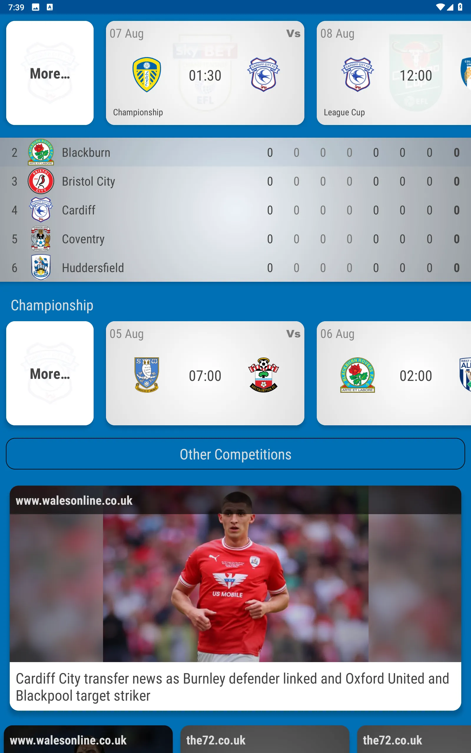 Cardiff City Fan App | Indus Appstore | Screenshot