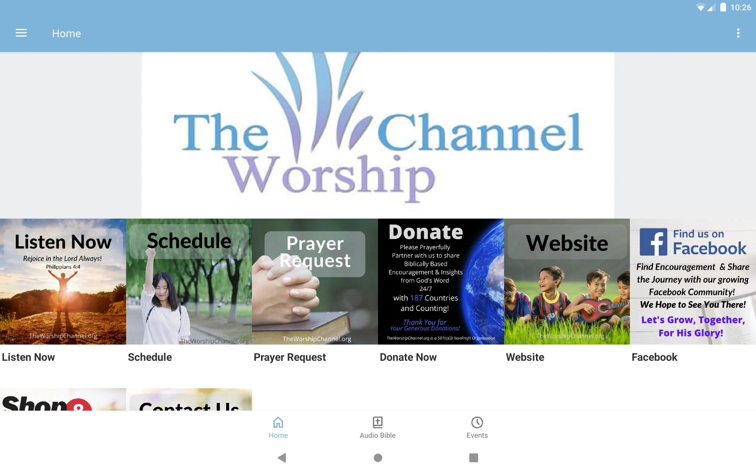 The Worship Channel | Indus Appstore | Screenshot