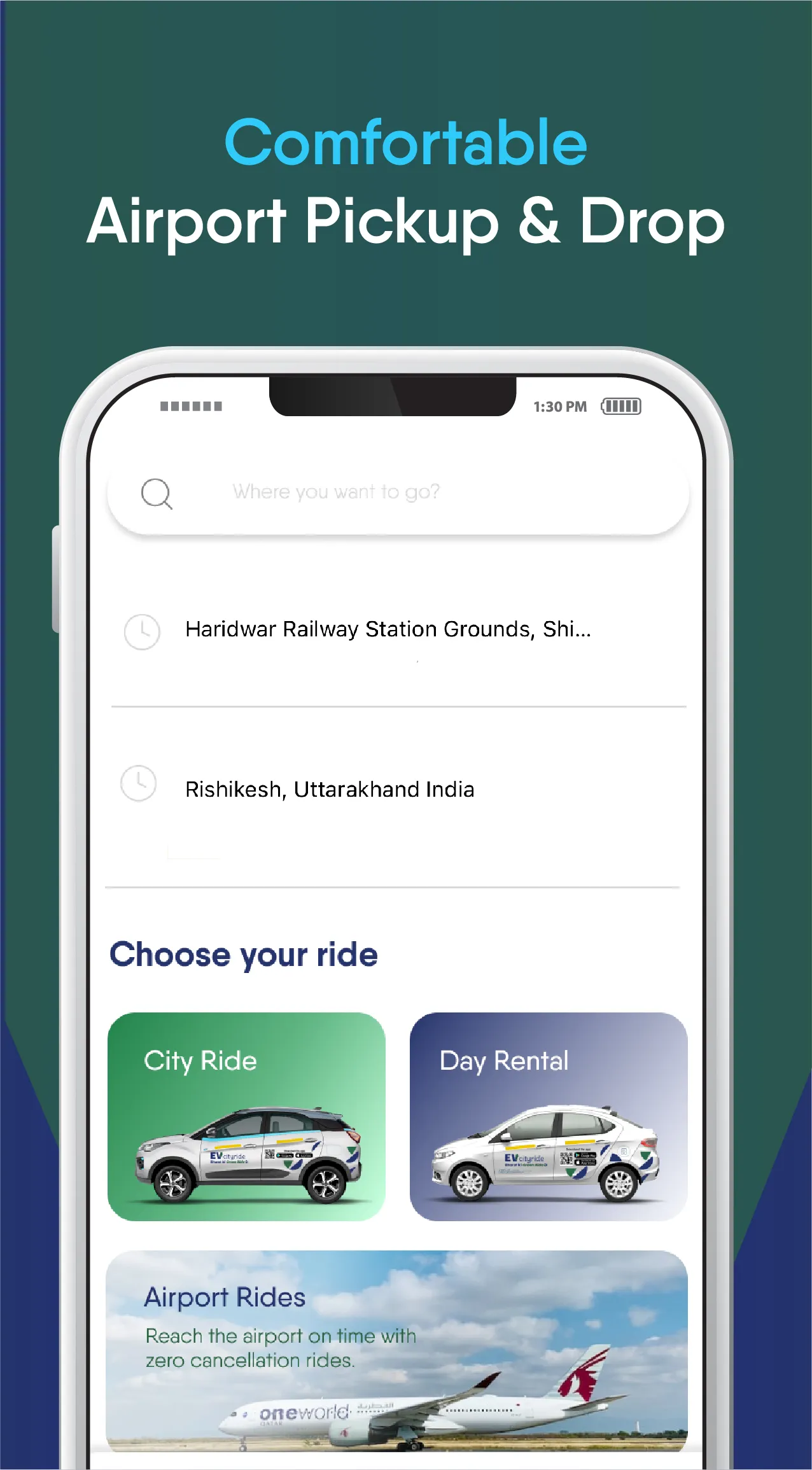 EV Cityride: Your Electric Cab | Indus Appstore | Screenshot