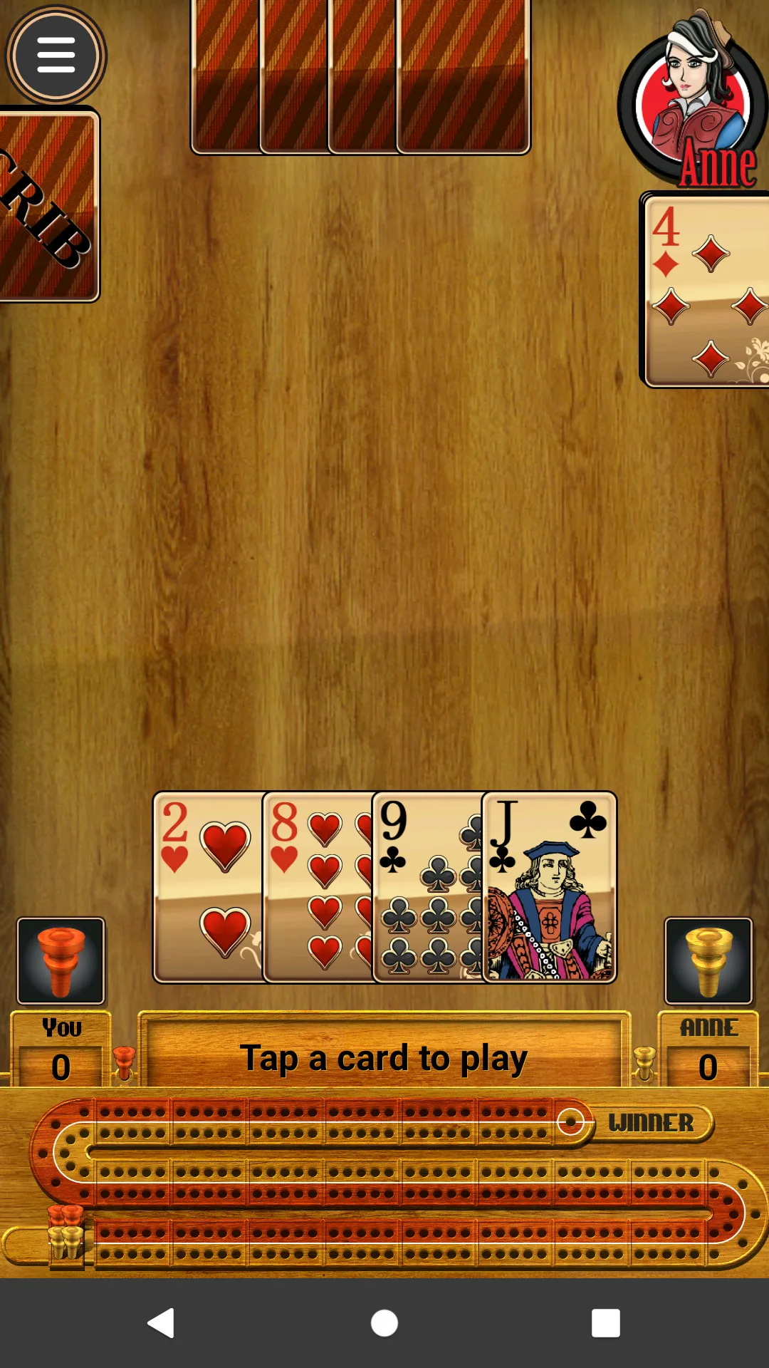 Cribbage Club® (cribbage app) | Indus Appstore | Screenshot