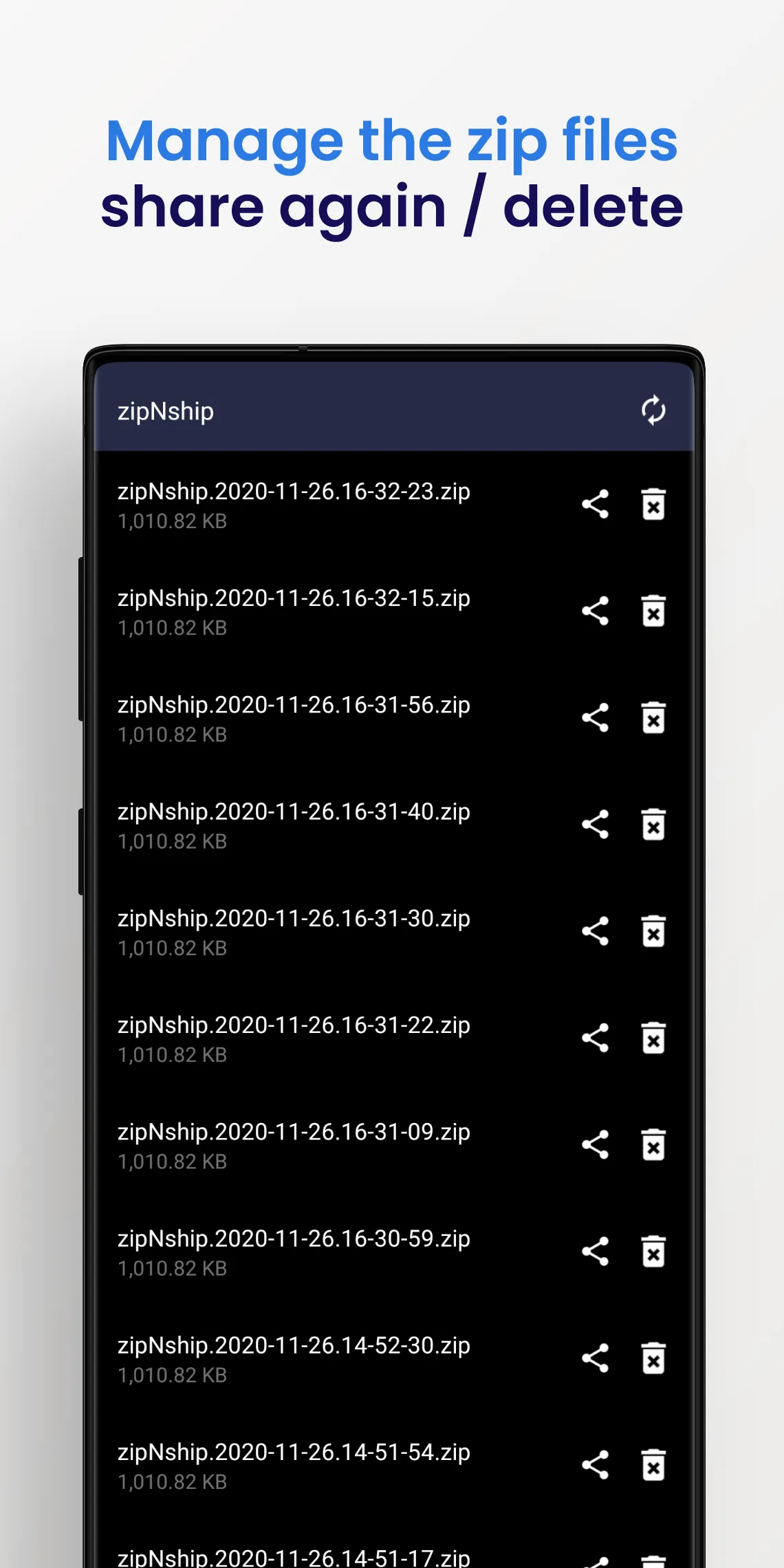 zipNship - Zip and share files | Indus Appstore | Screenshot