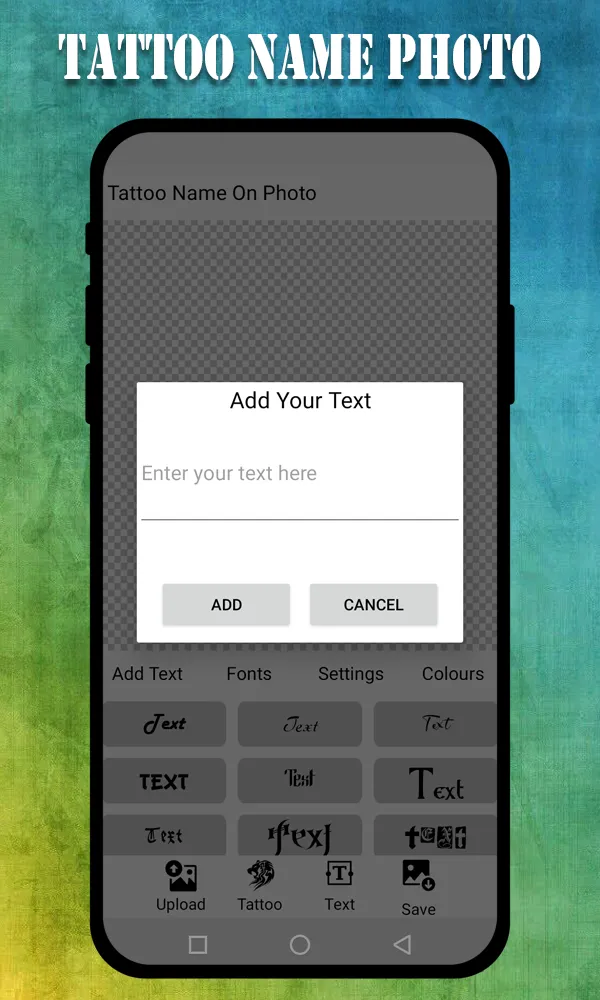 Tattoo Name On My Photo Editor | Indus Appstore | Screenshot