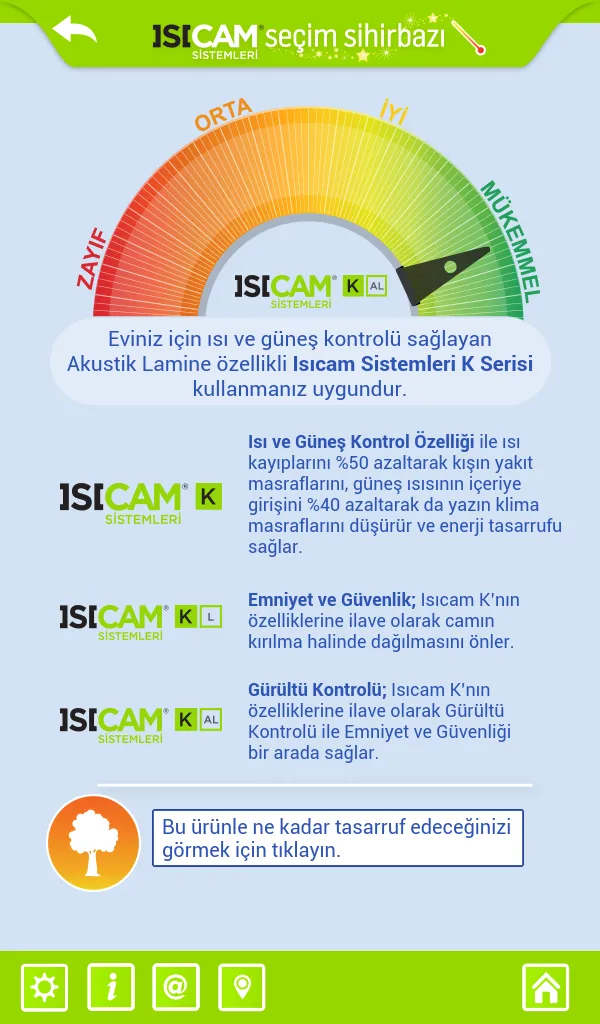 Isıcam Seçim Sihirbazı | Indus Appstore | Screenshot