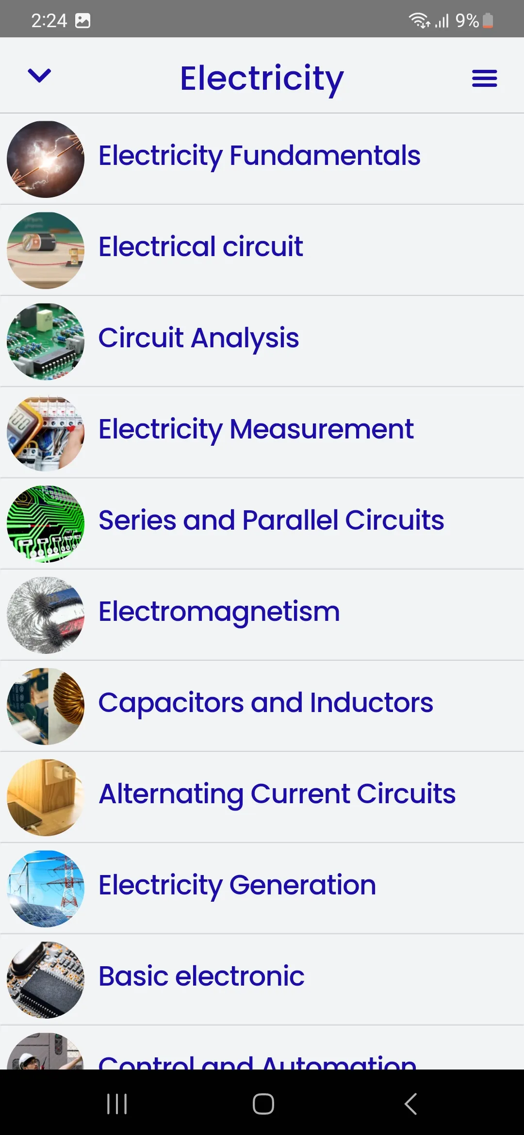 Electricity Course | Indus Appstore | Screenshot