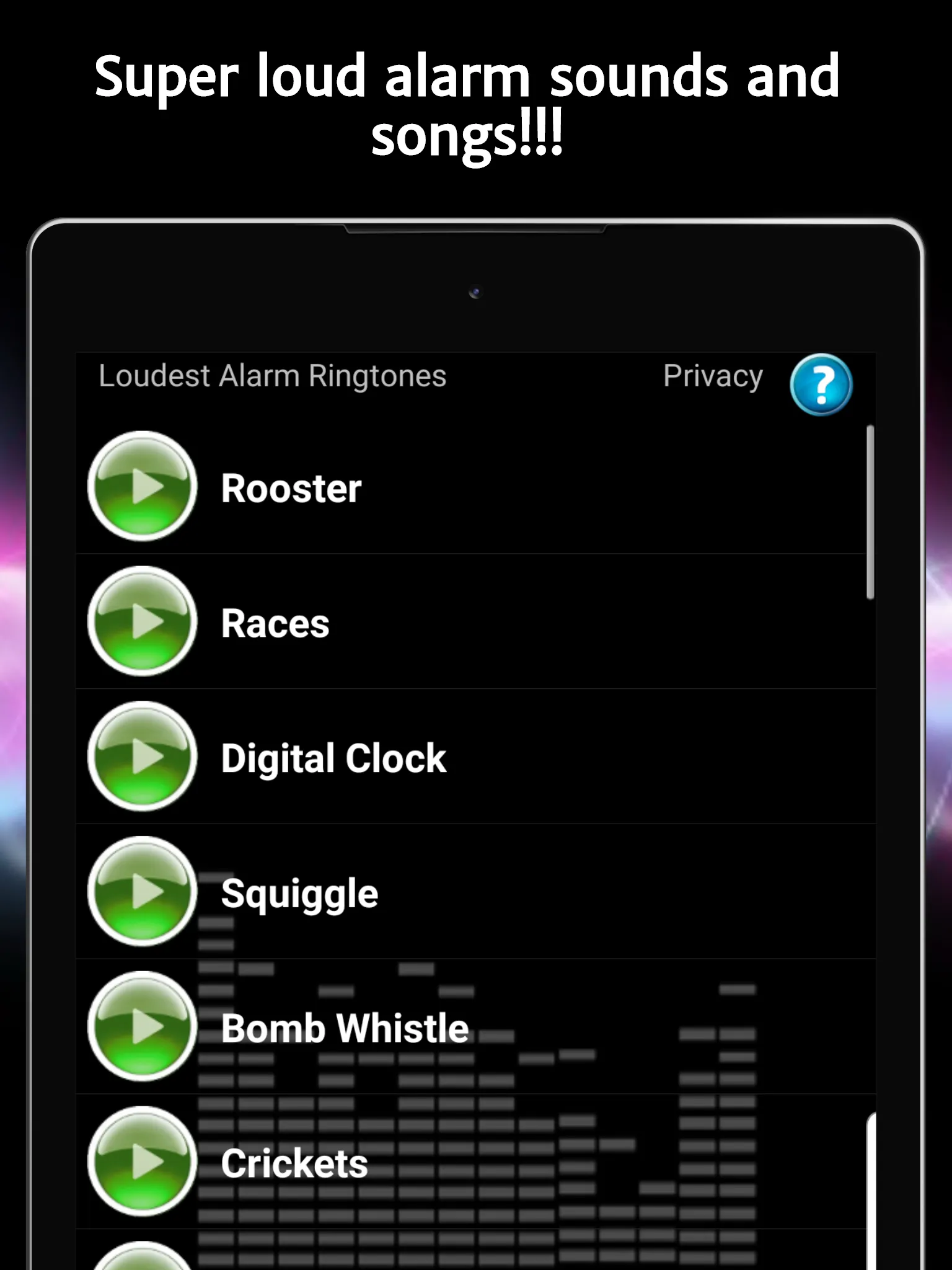 Loudest Alarm Ringtones | Indus Appstore | Screenshot