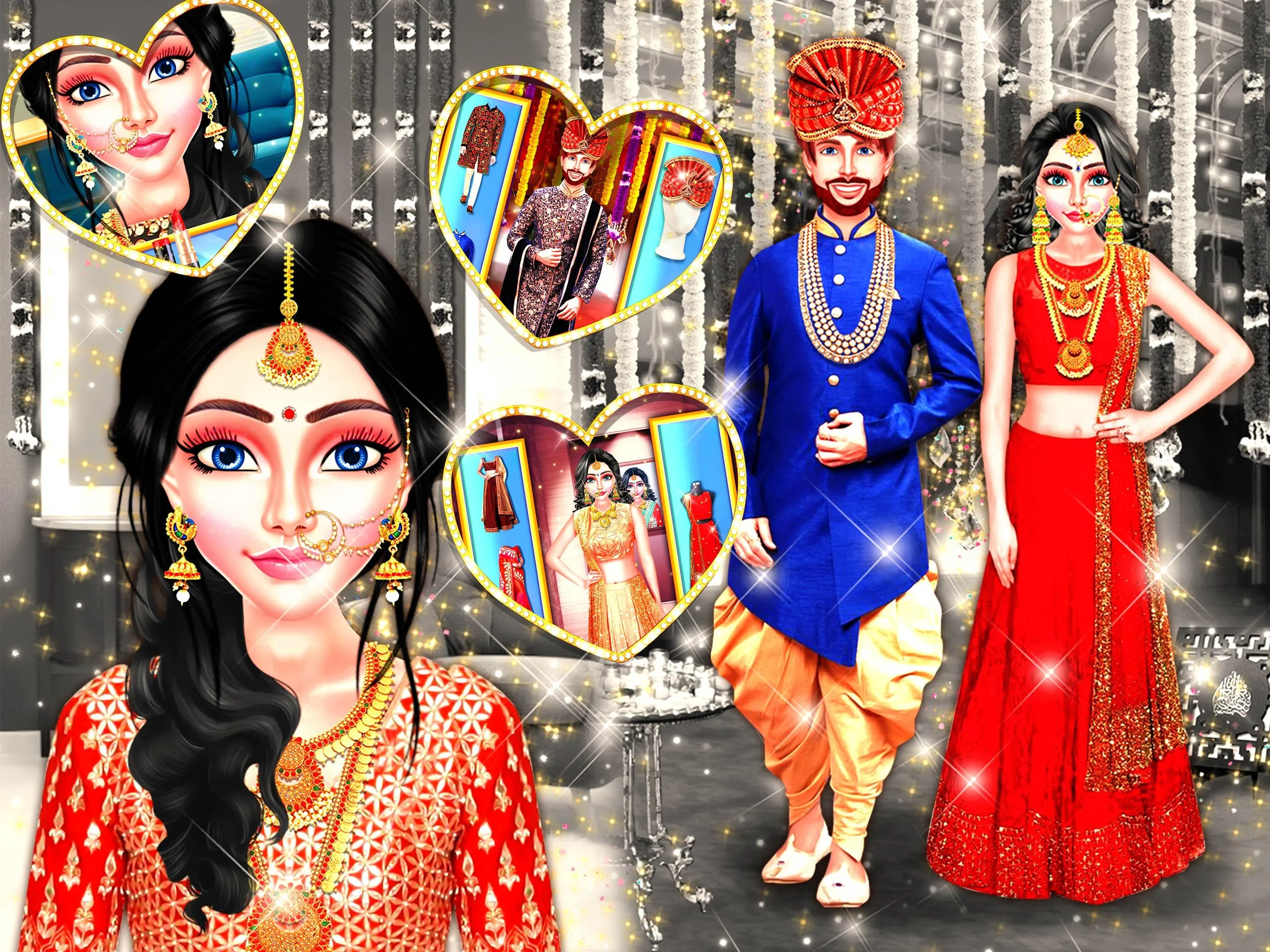 Indian Fashion : Makeup Game | Indus Appstore | Screenshot