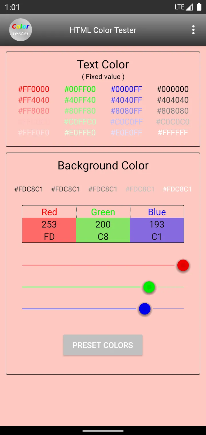 HTML Color Tester | Indus Appstore | Screenshot