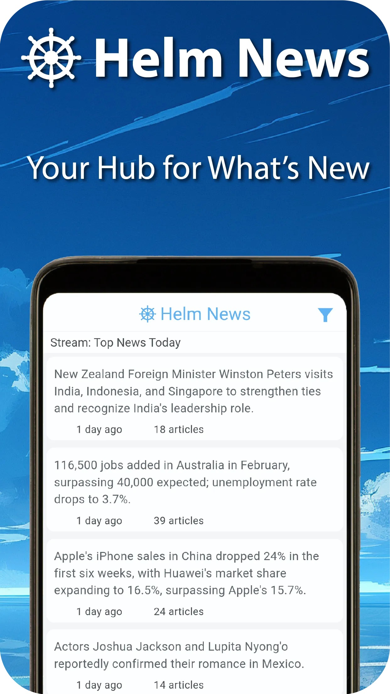 Helm News: Calm, Clear Facts | Indus Appstore | Screenshot