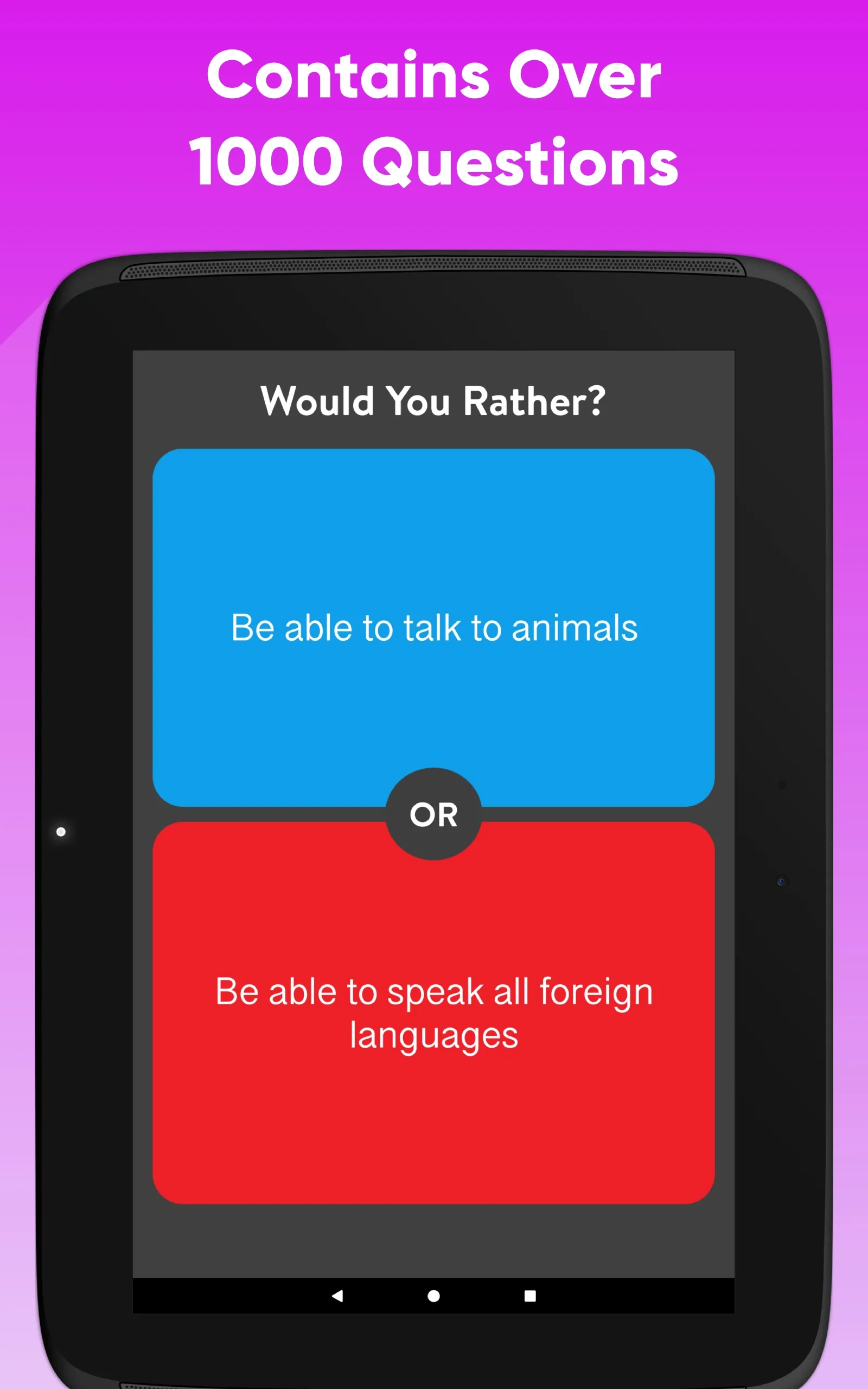 Would You Rather Choose? | Indus Appstore | Screenshot