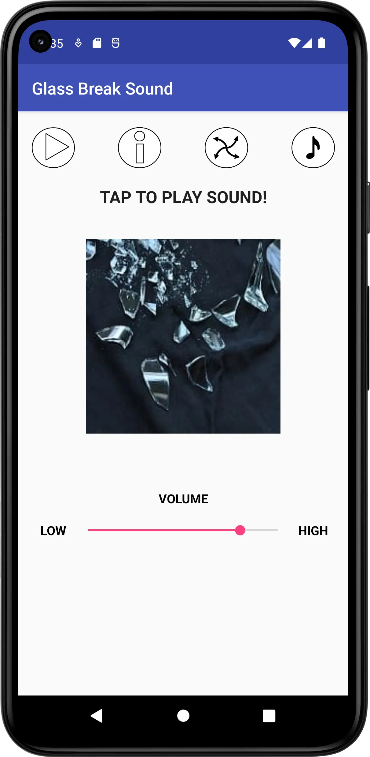 Glass Break Sound | Indus Appstore | Screenshot