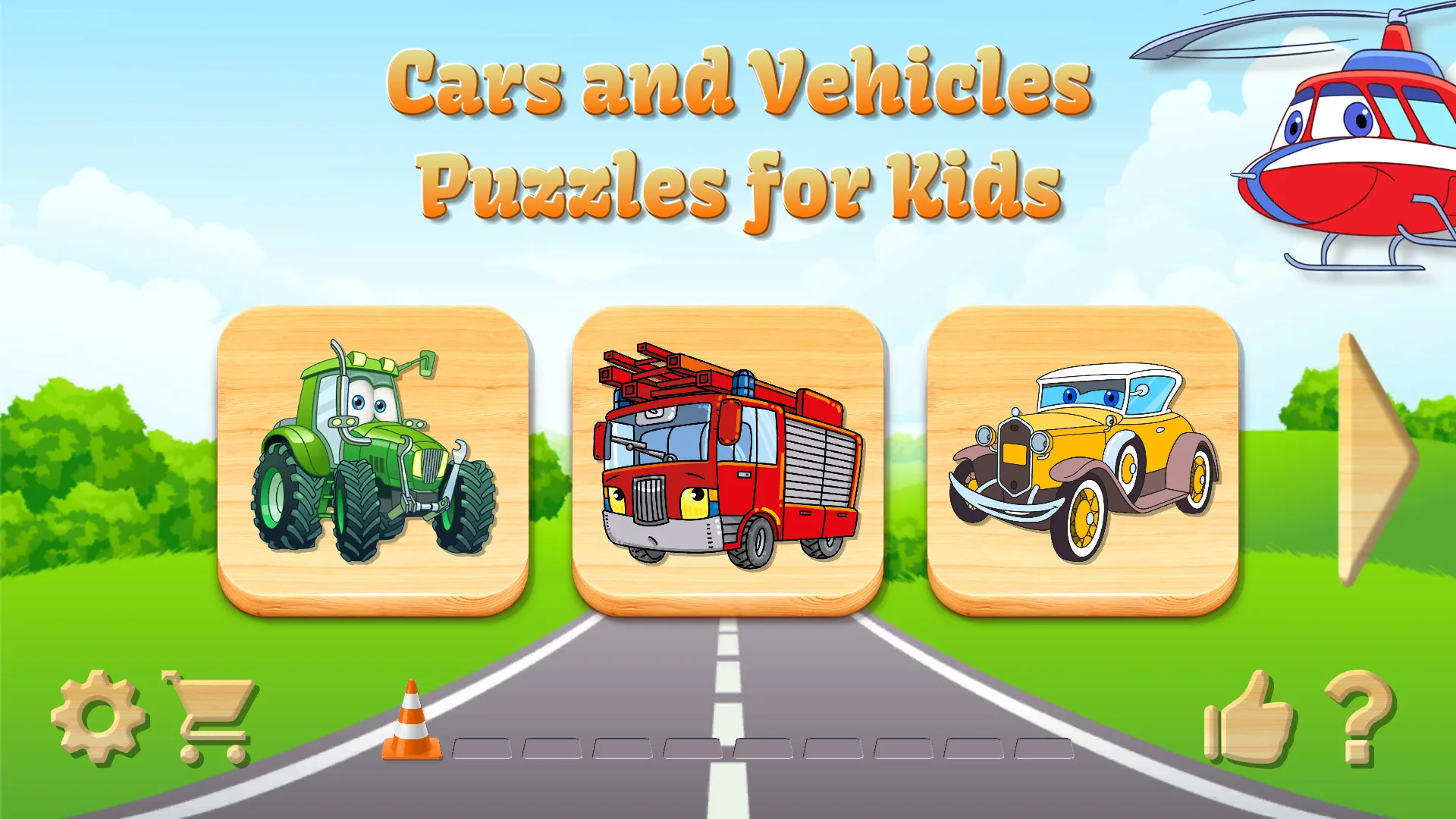 Car Puzzles for Toddlers | Indus Appstore | Screenshot