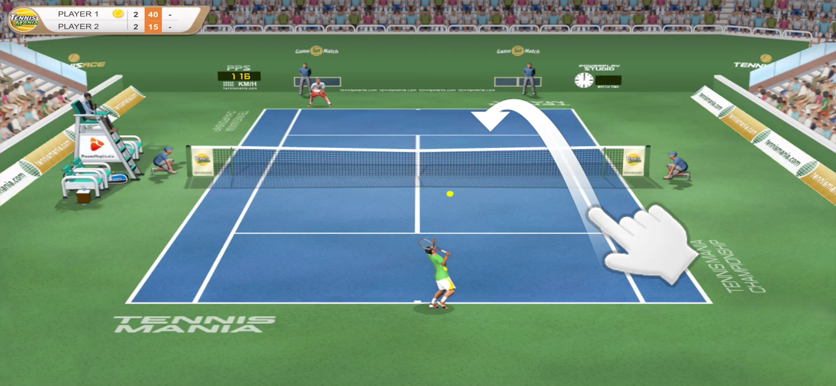 Tennis Mania Mobile | Indus Appstore | Screenshot