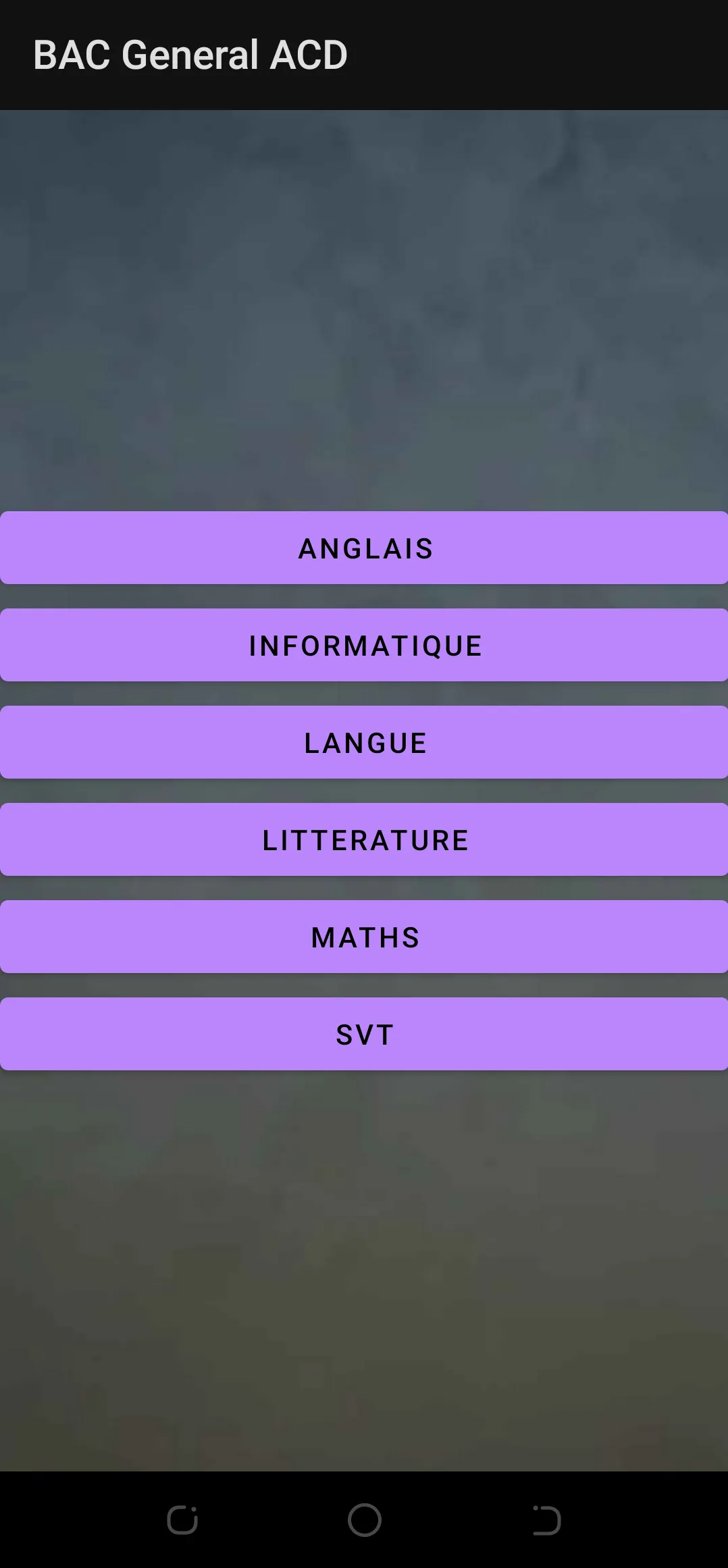 BAC General ACD | Indus Appstore | Screenshot