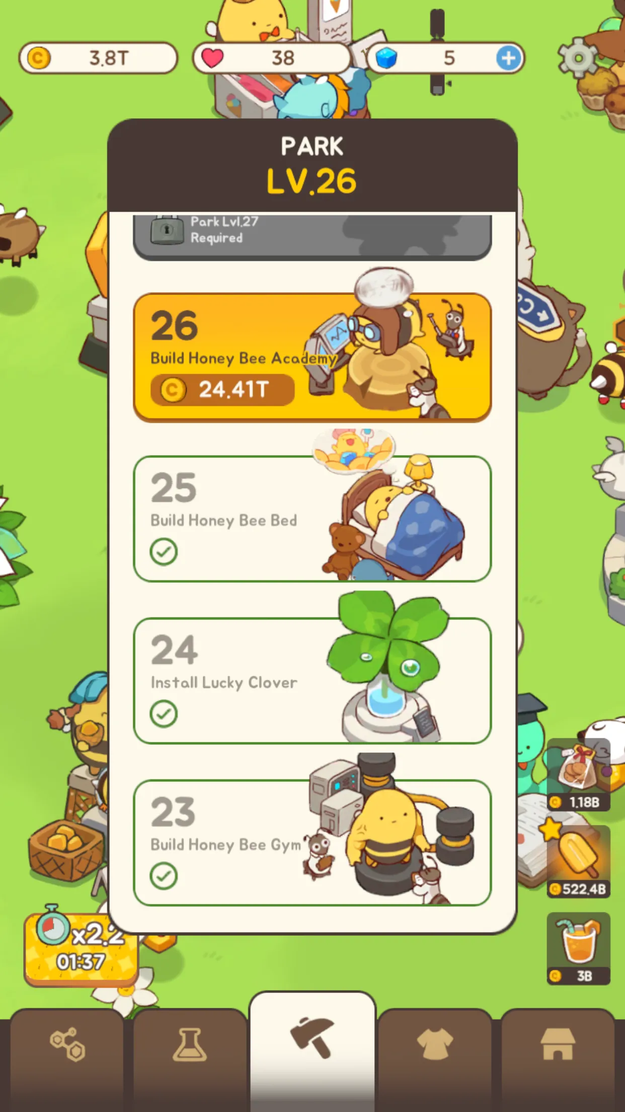 Honey Bee Park: Garden Tycoon | Indus Appstore | Screenshot