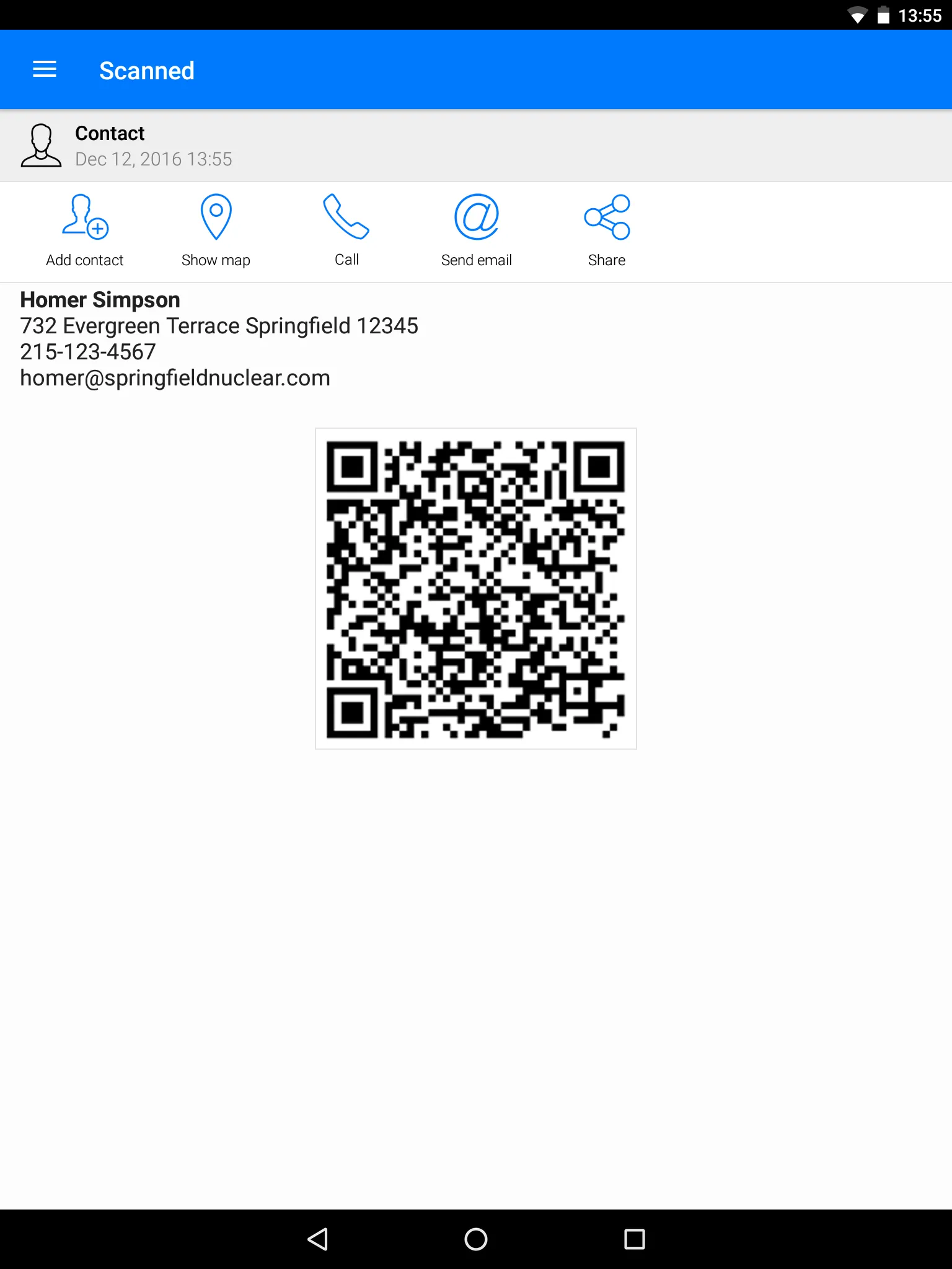 QR Code Reader QR Code Scanner | Indus Appstore | Screenshot