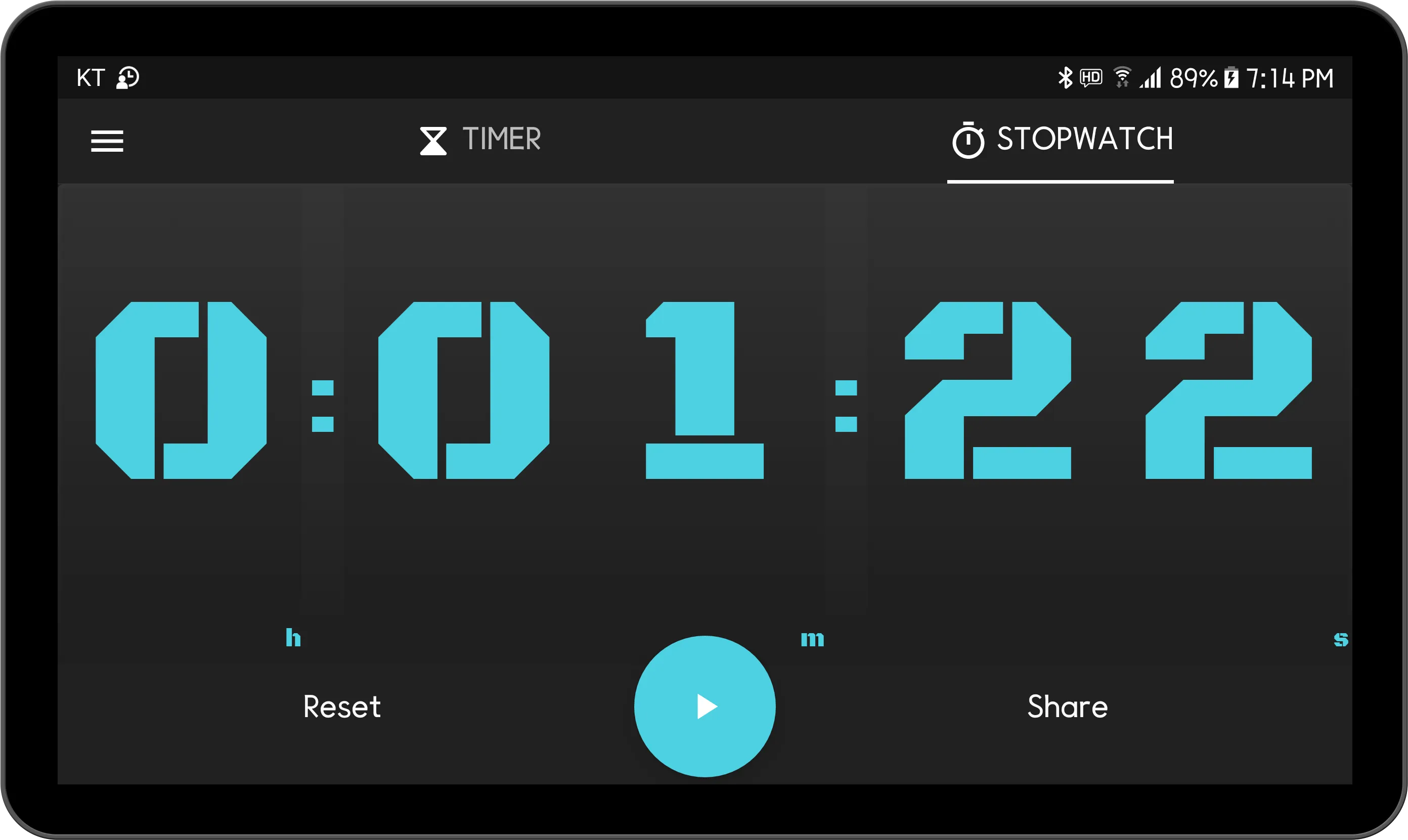 Speaking Timer Voice Stopwatch | Indus Appstore | Screenshot