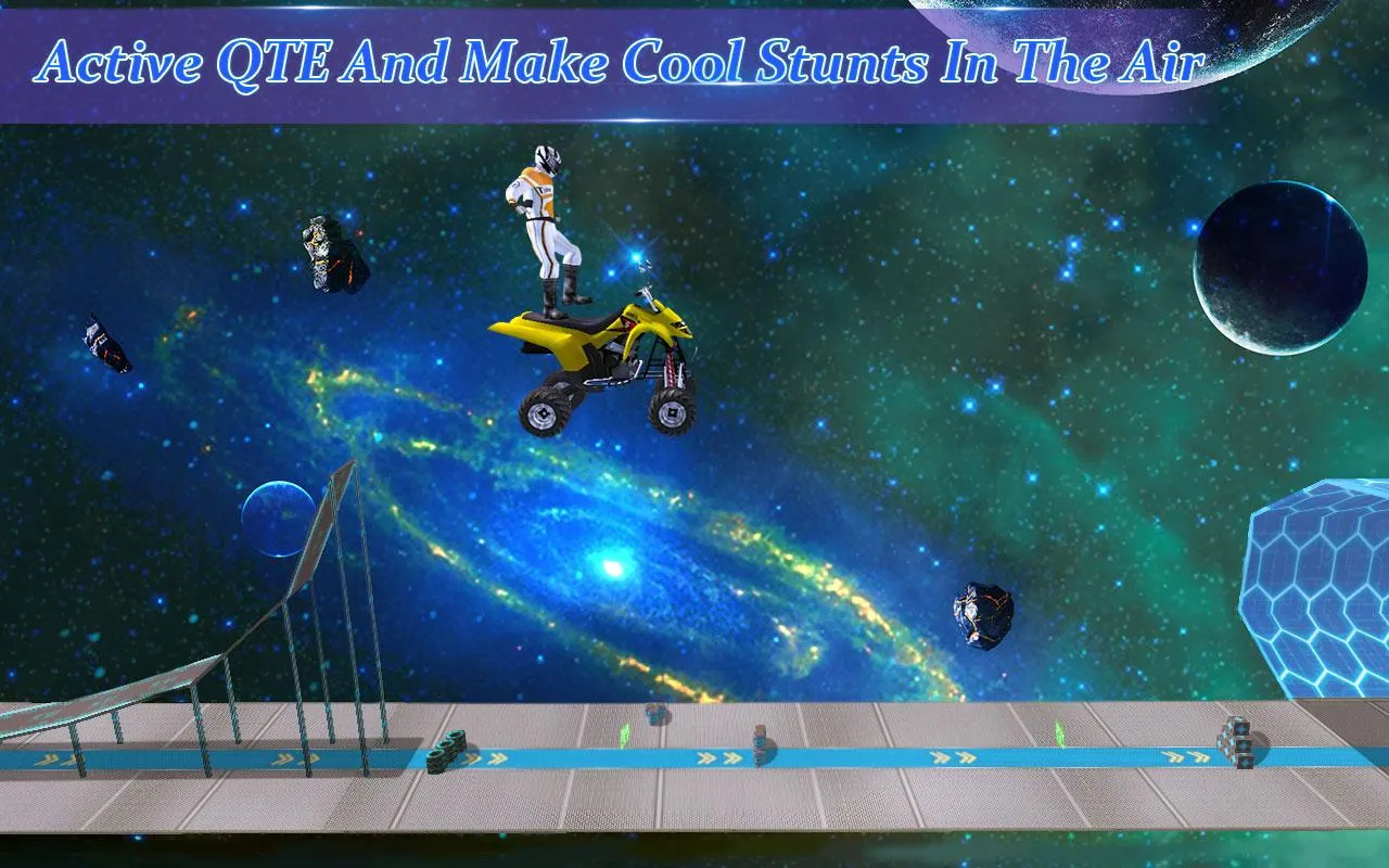 Stunt Bike Racing 3D Galaxy | Indus Appstore | Screenshot