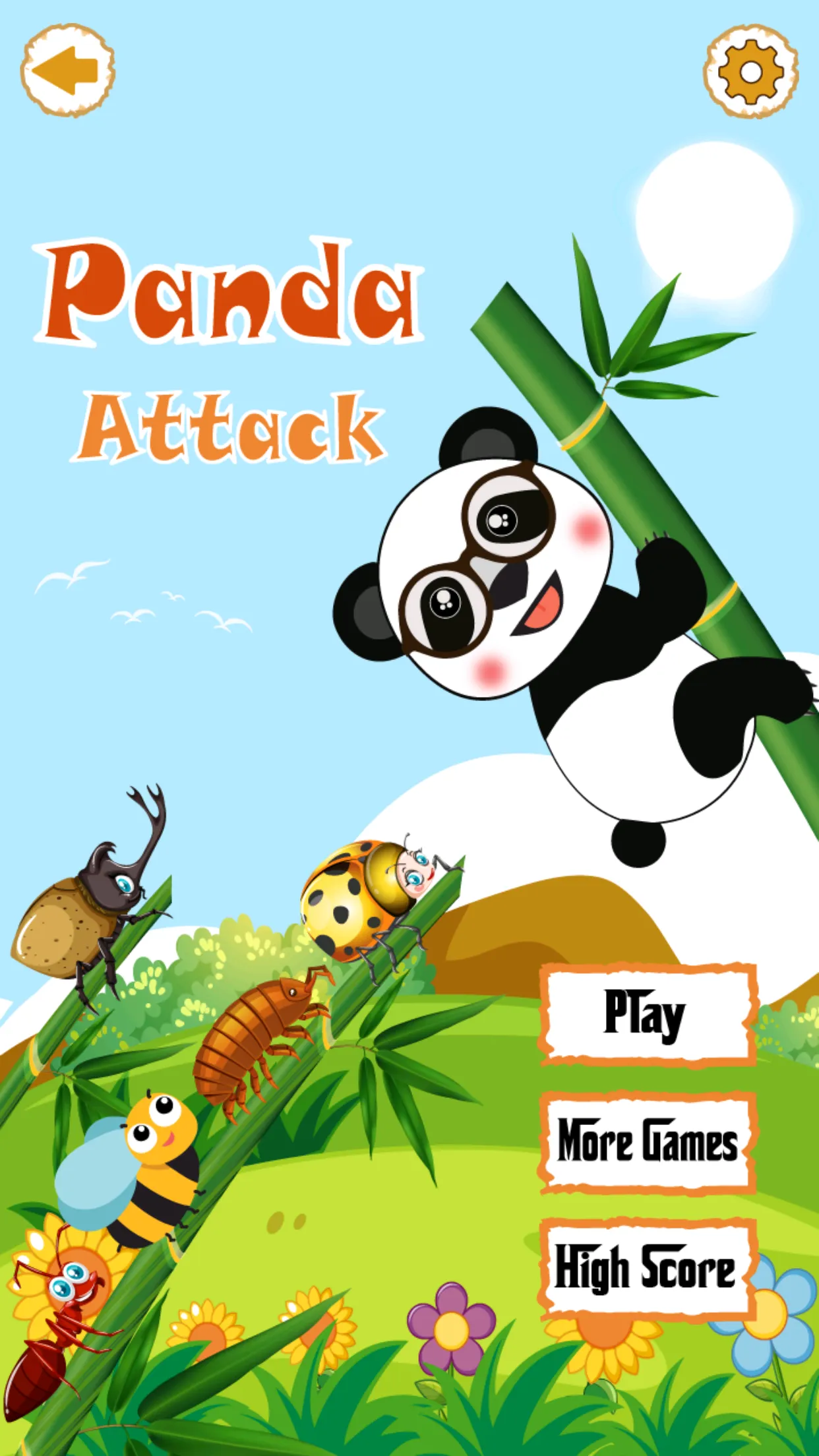 Panda Attack: Slide & Throw | Indus Appstore | Screenshot