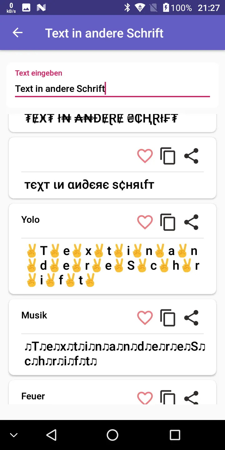 Schrift ändern Text stylish | Indus Appstore | Screenshot