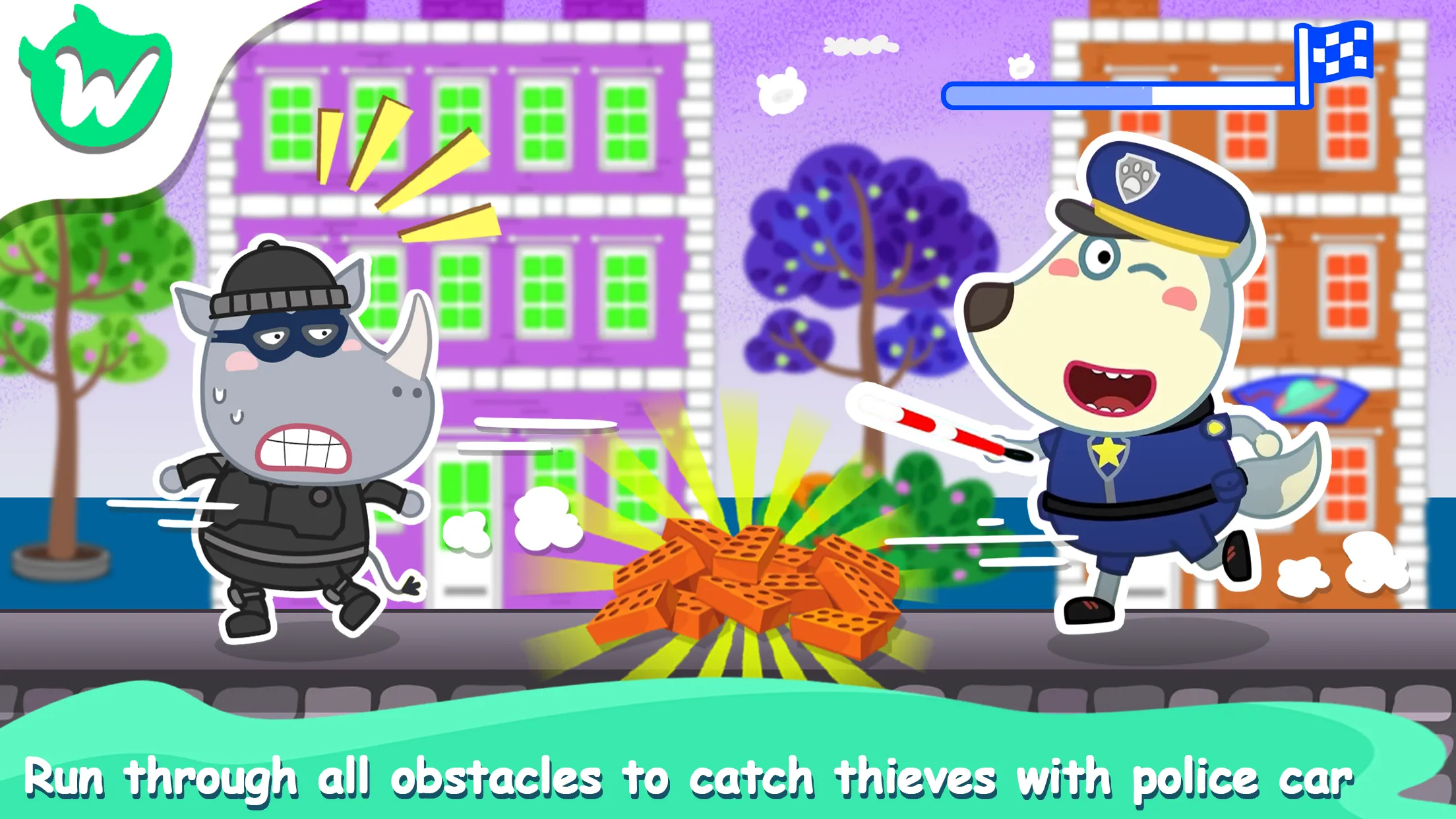 Wolfoo Police And Thief Game | Indus Appstore | Screenshot