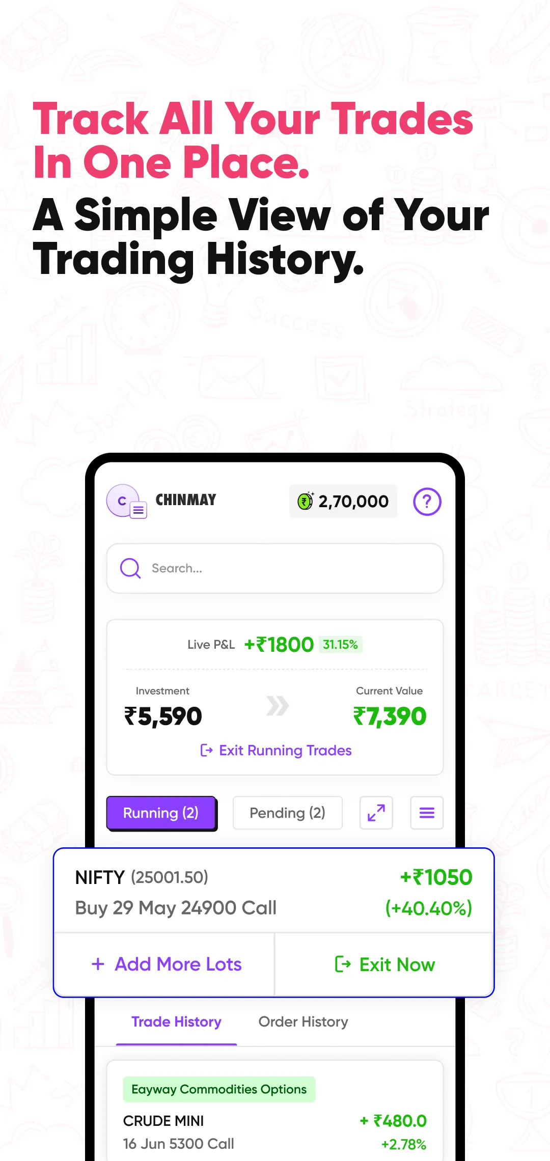 MarketWolf: Stocks & Options | Indus Appstore | Screenshot