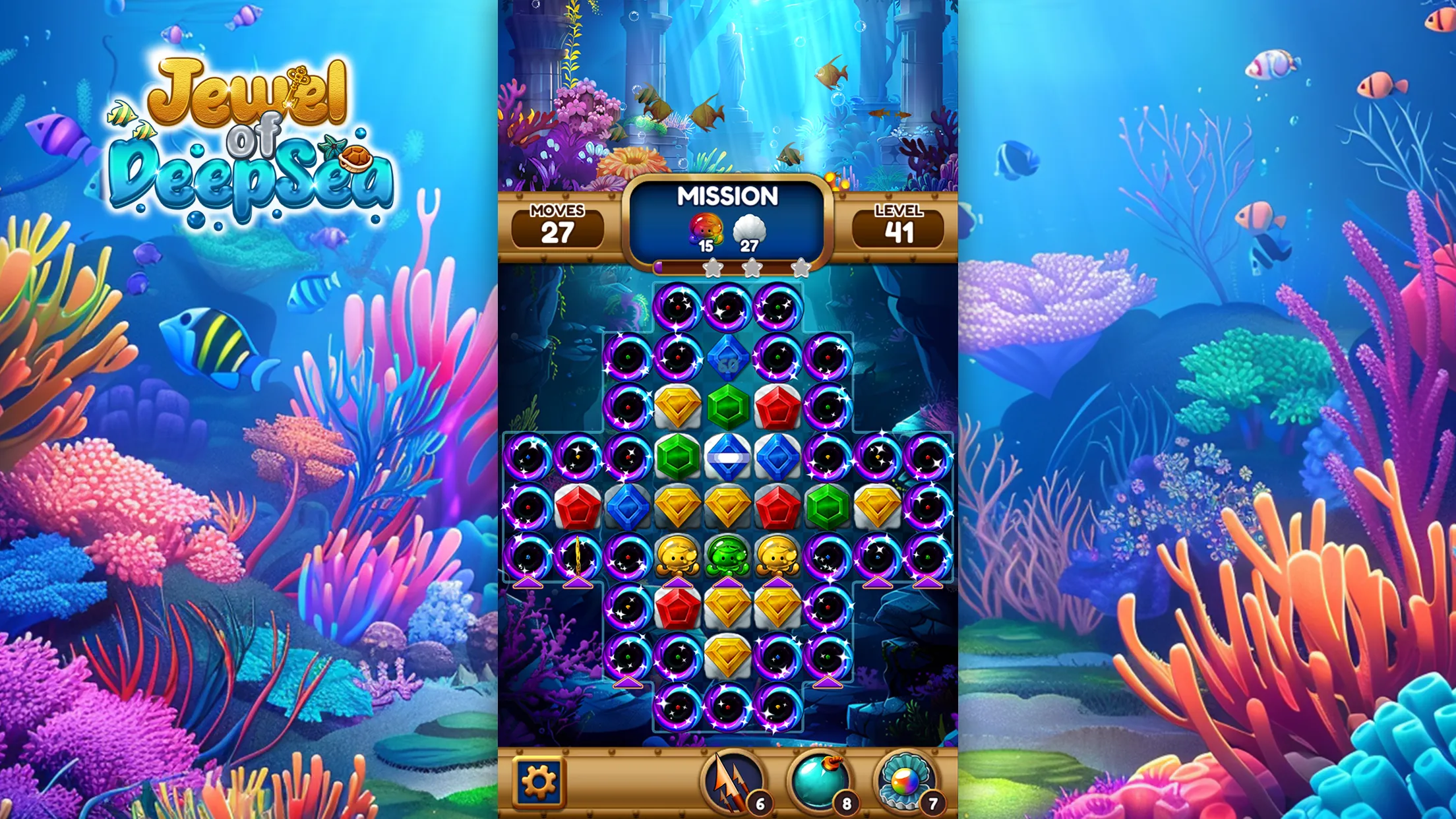 Jewel of Deep Sea: Match3 Game | Indus Appstore | Screenshot