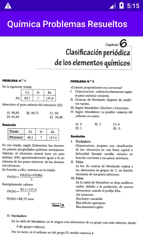 Química Preuniversitario Desar | Indus Appstore | Screenshot