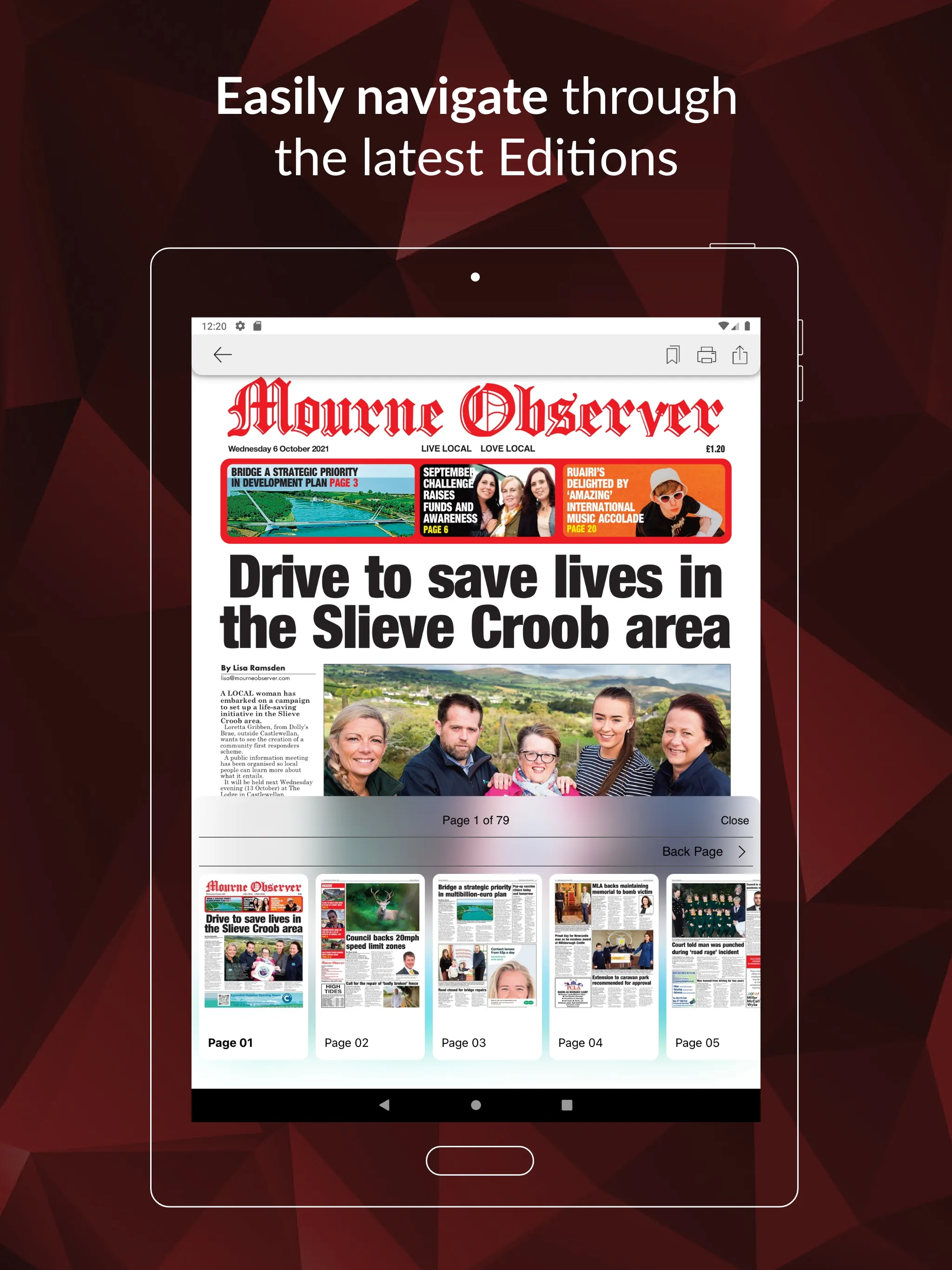 Mourne Observer | Indus Appstore | Screenshot