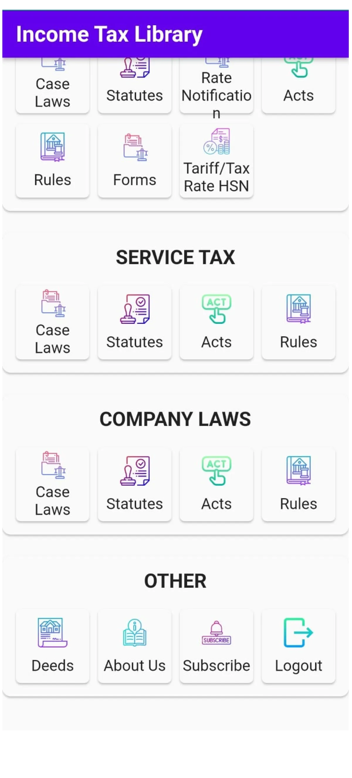 Income Tax Library - ITL | Indus Appstore | Screenshot