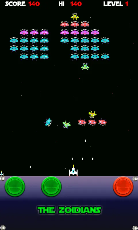 The Zoidians Invaders | Indus Appstore | Screenshot