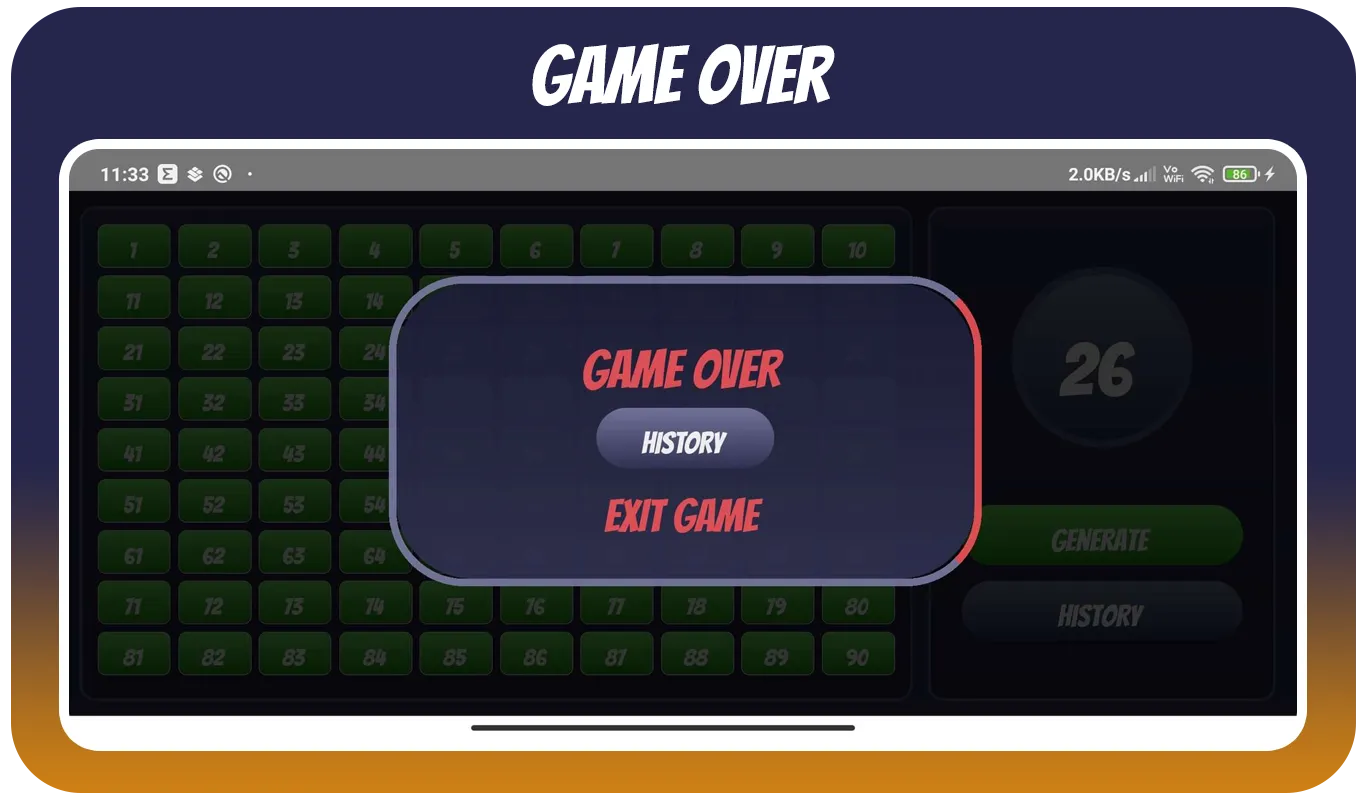 Housie Mania Number Generator | Indus Appstore | Screenshot