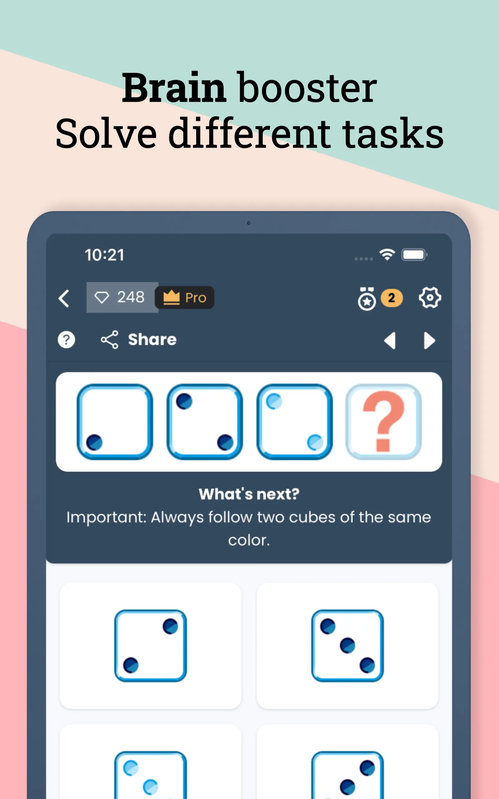 IQ Test Brain Training Riddles | Indus Appstore | Screenshot