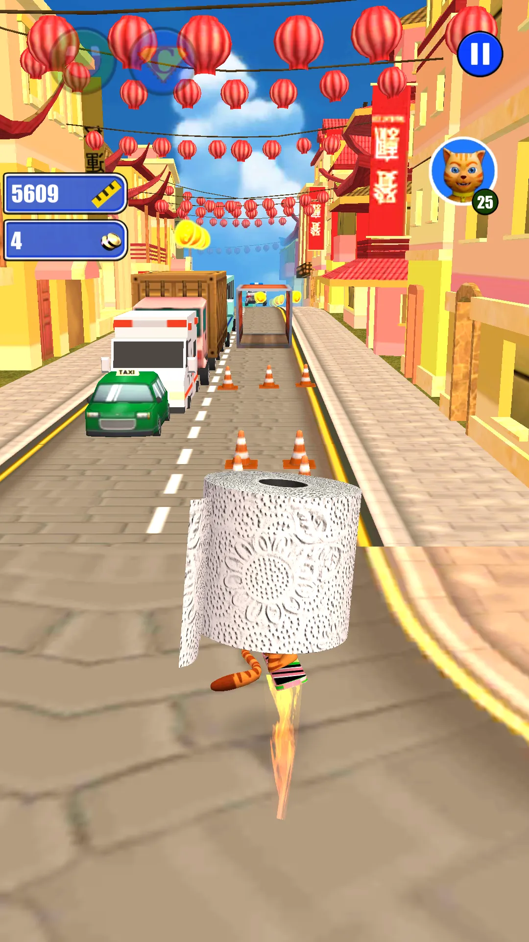 Toilet Paper Cat Run | Indus Appstore | Screenshot