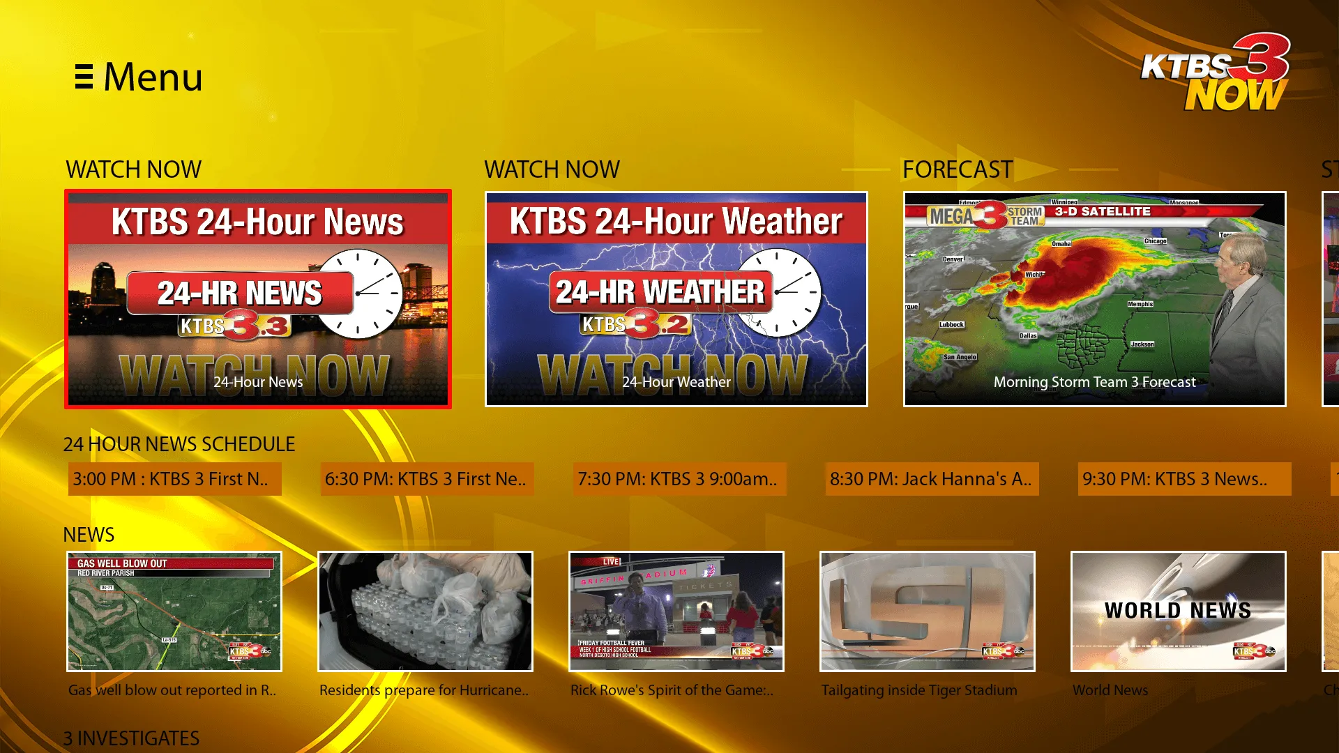 KTBS 3 News Shreveport | Indus Appstore | Screenshot