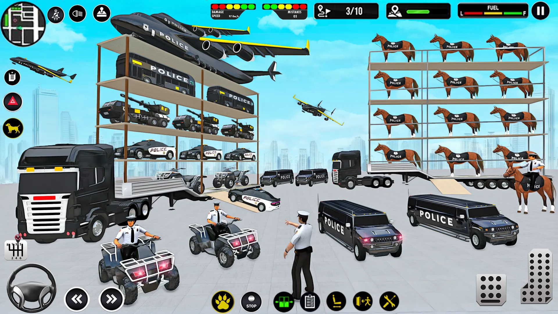 Police Transports Car Parking | Indus Appstore | Screenshot