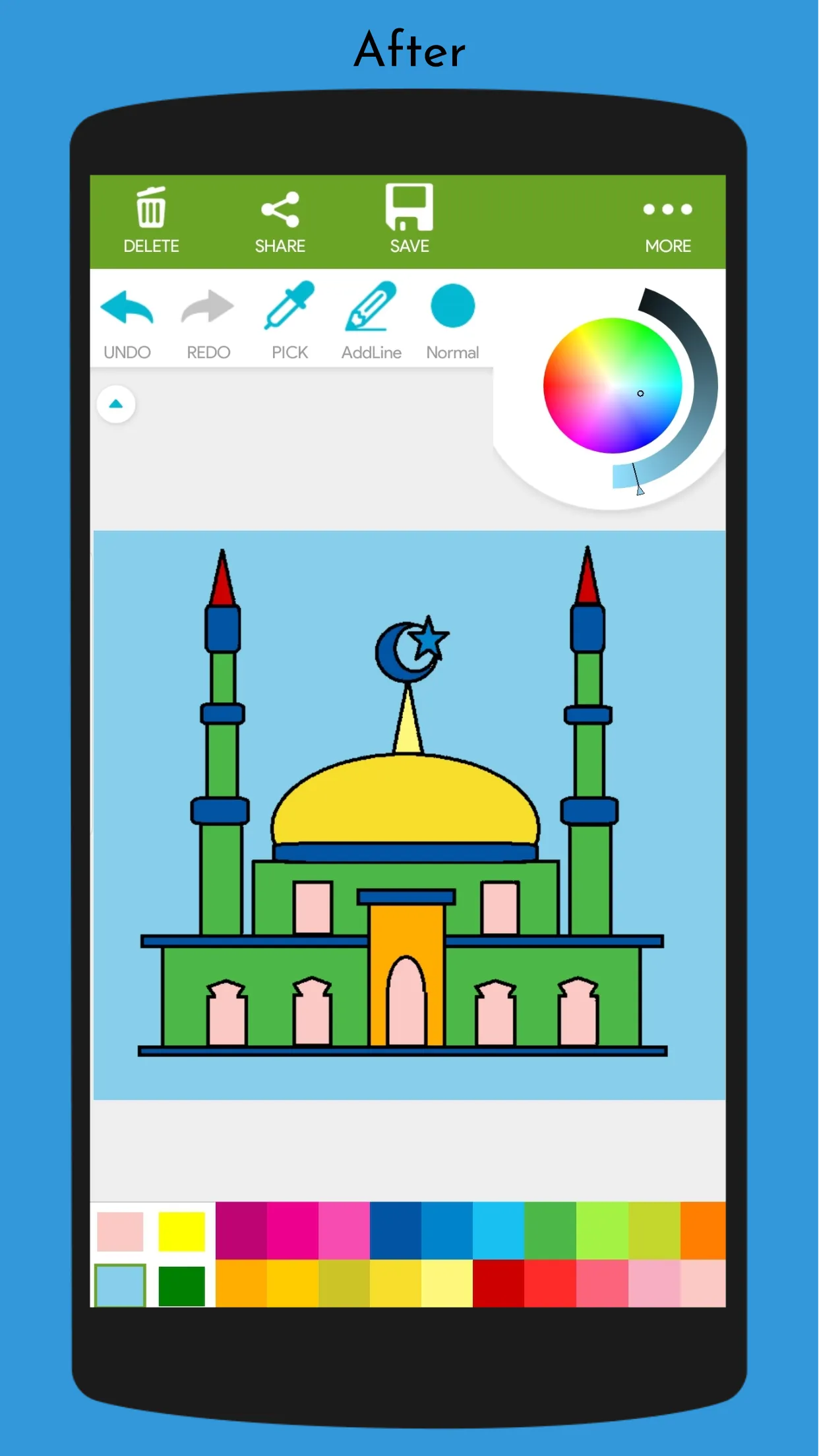 Islamic Mosque Coloring Book | Indus Appstore | Screenshot