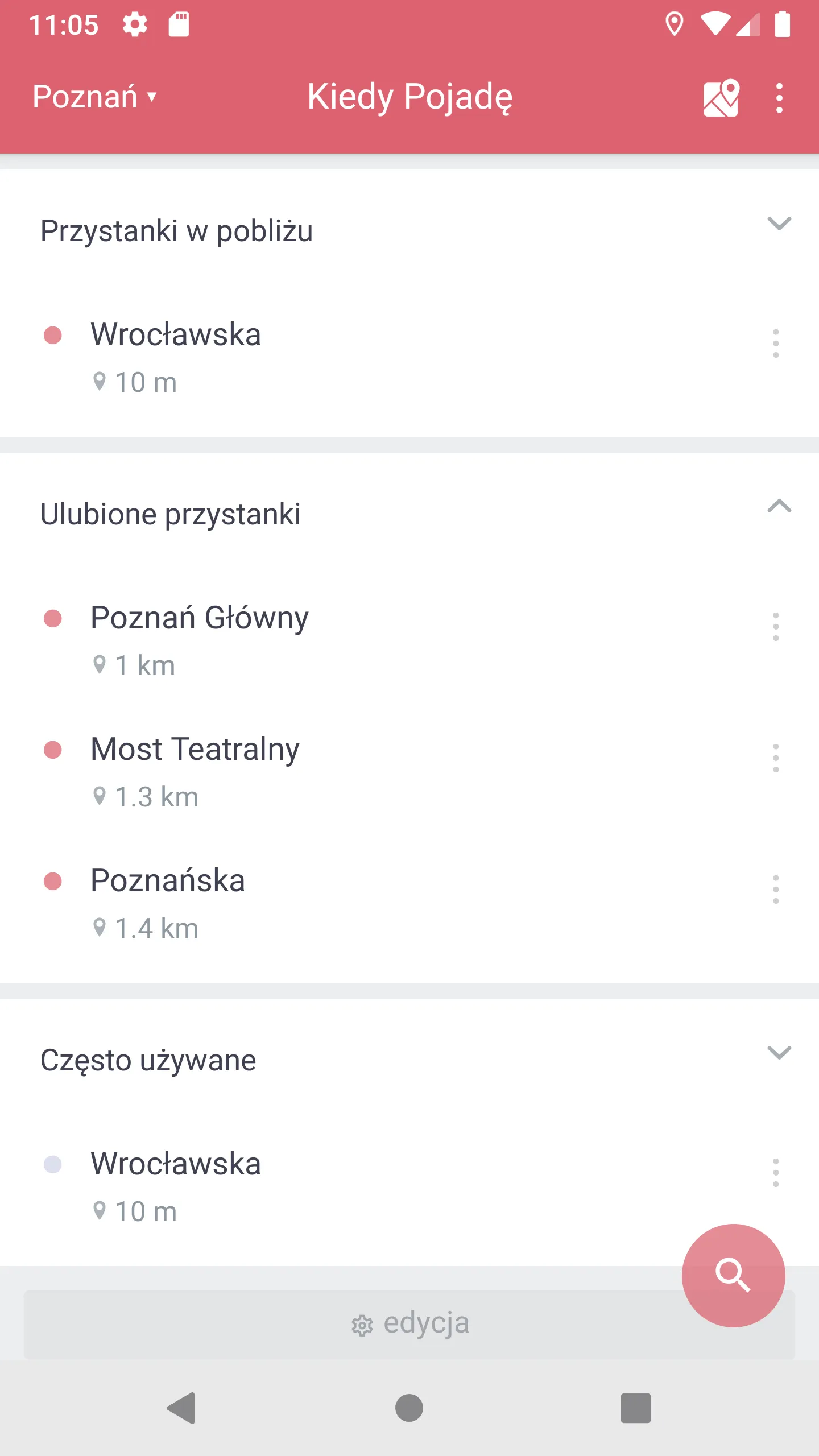 Przystanki (Kiedy Pojadę) | Indus Appstore | Screenshot