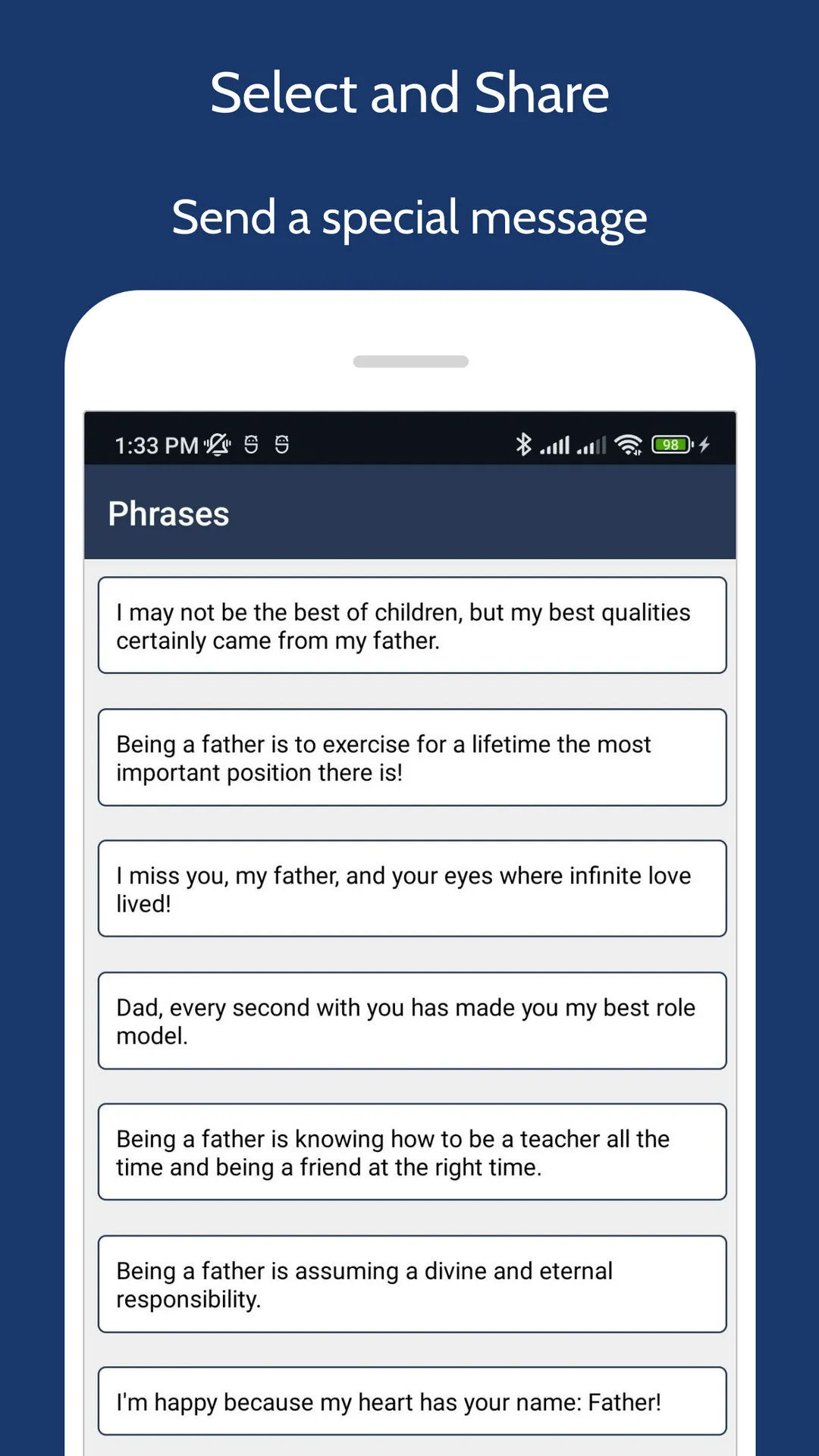 Phrases for Father | Indus Appstore | Screenshot