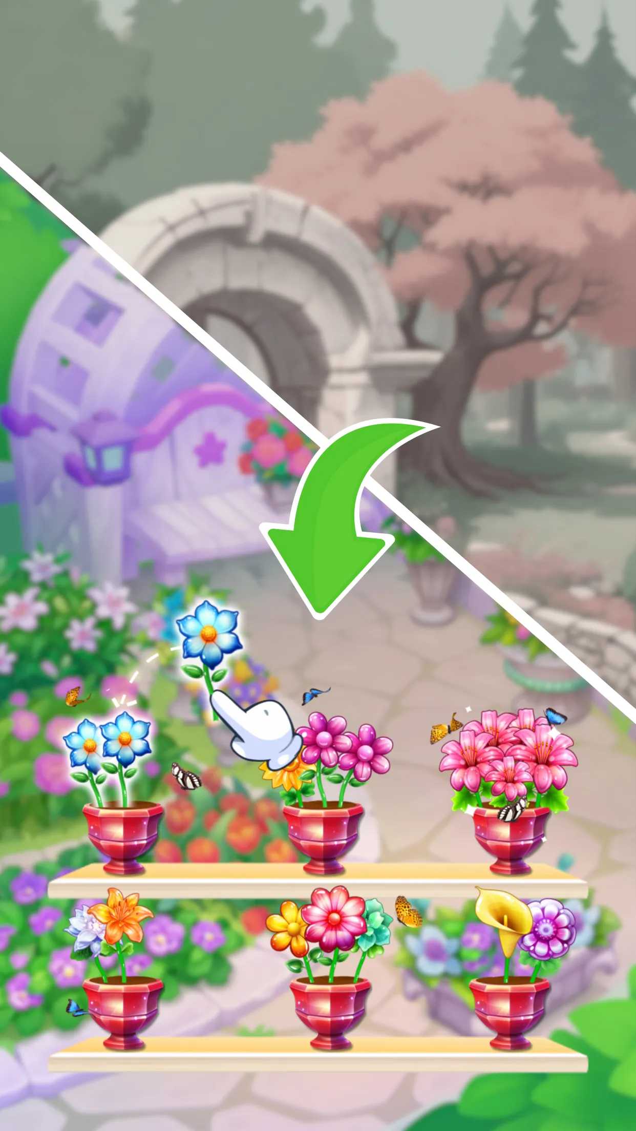 Sorting Flower Game | Indus Appstore | Screenshot