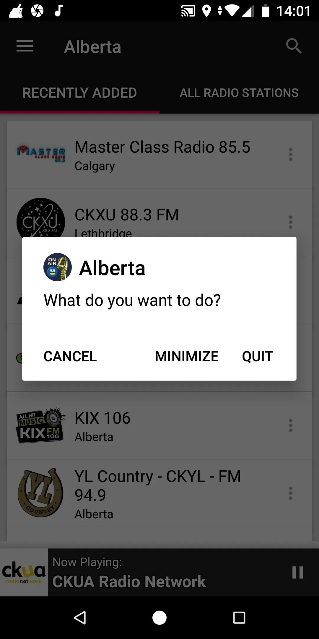 Alberta Radio Stations, Canada | Indus Appstore | Screenshot